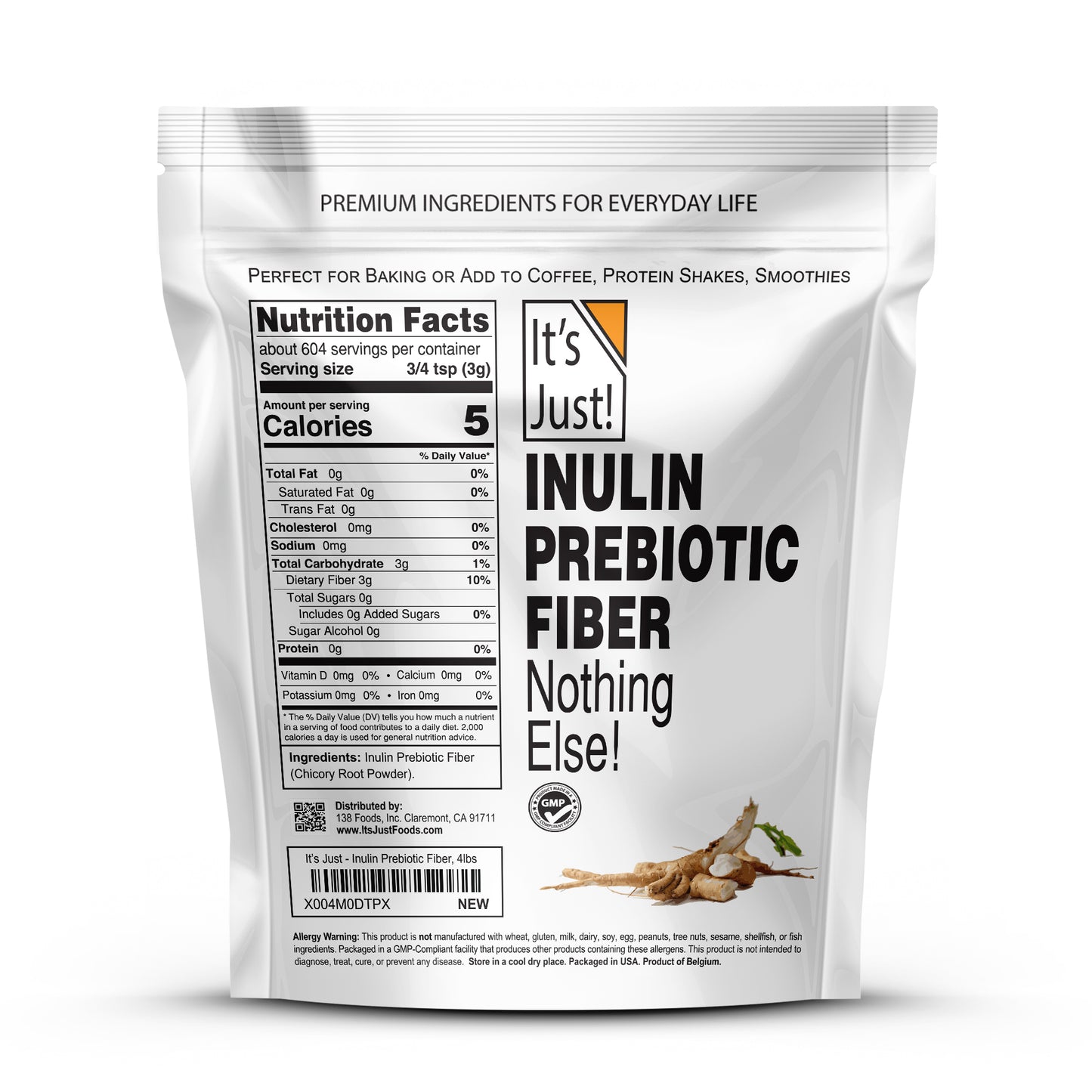 It's Just! - Inulin Prebiotic Fiber