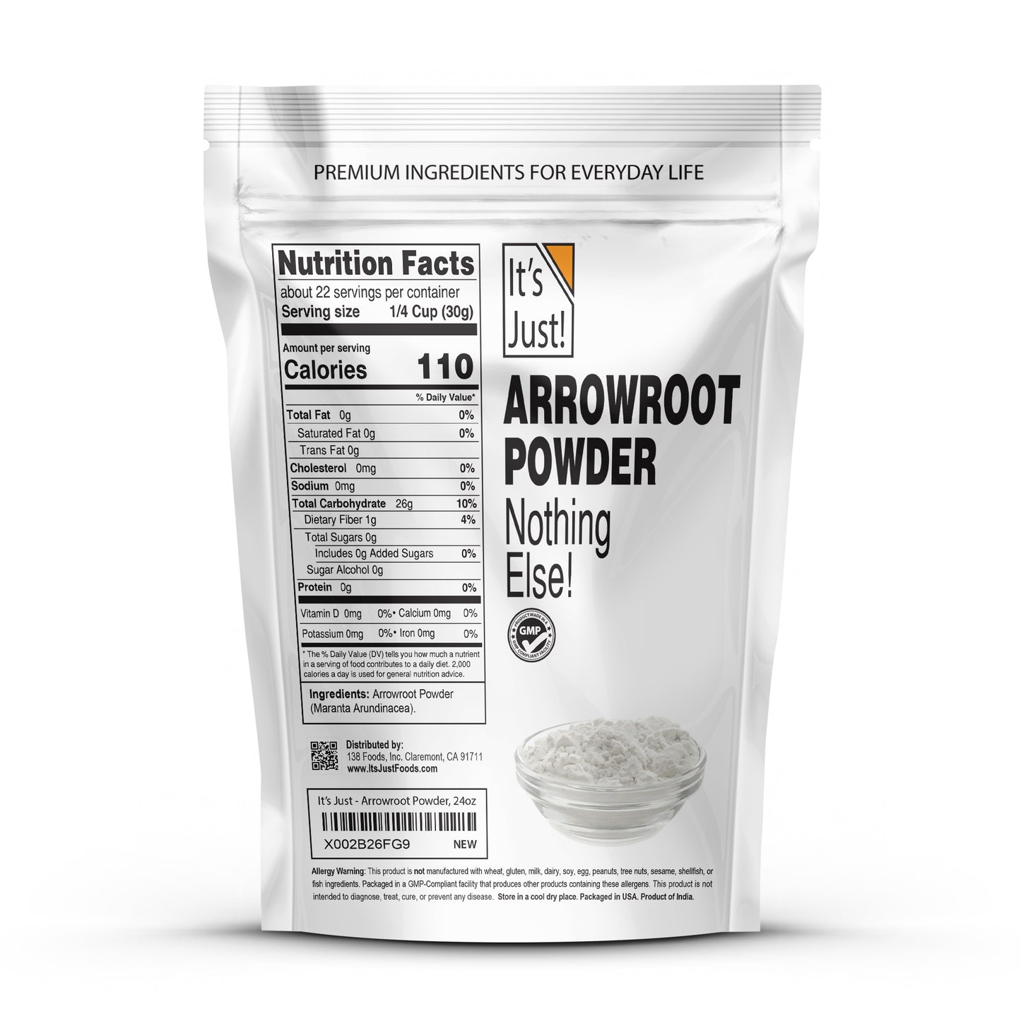 It's Just! - Arrowroot Powder
