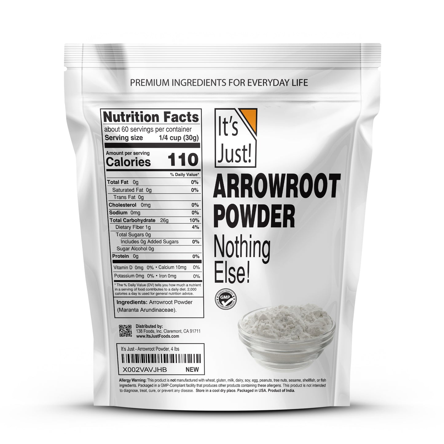 It's Just! - Arrowroot Powder