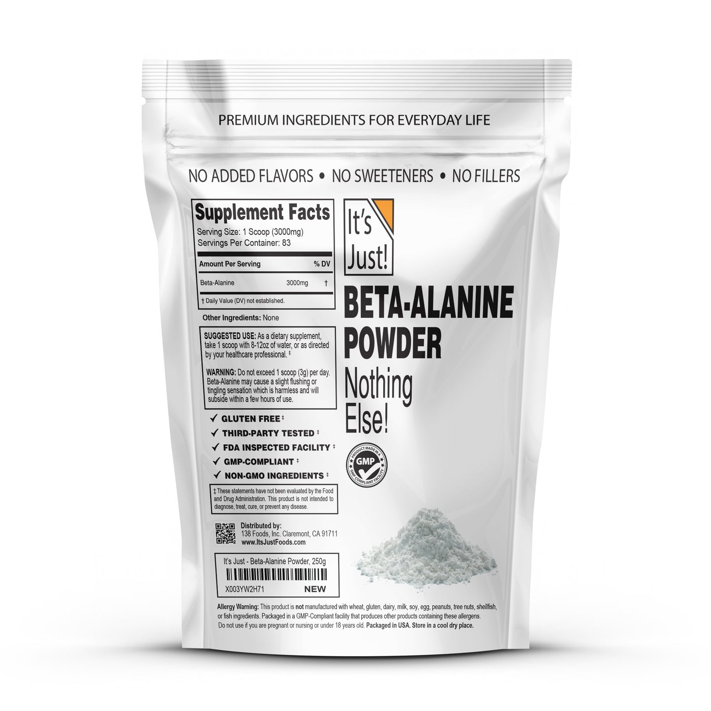 It's Just! - Beta-Alanine Powder