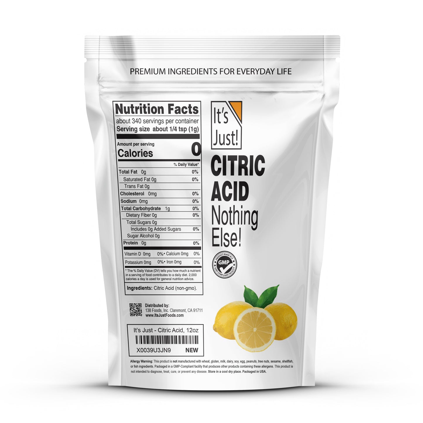 It's Just! - Citric Acid