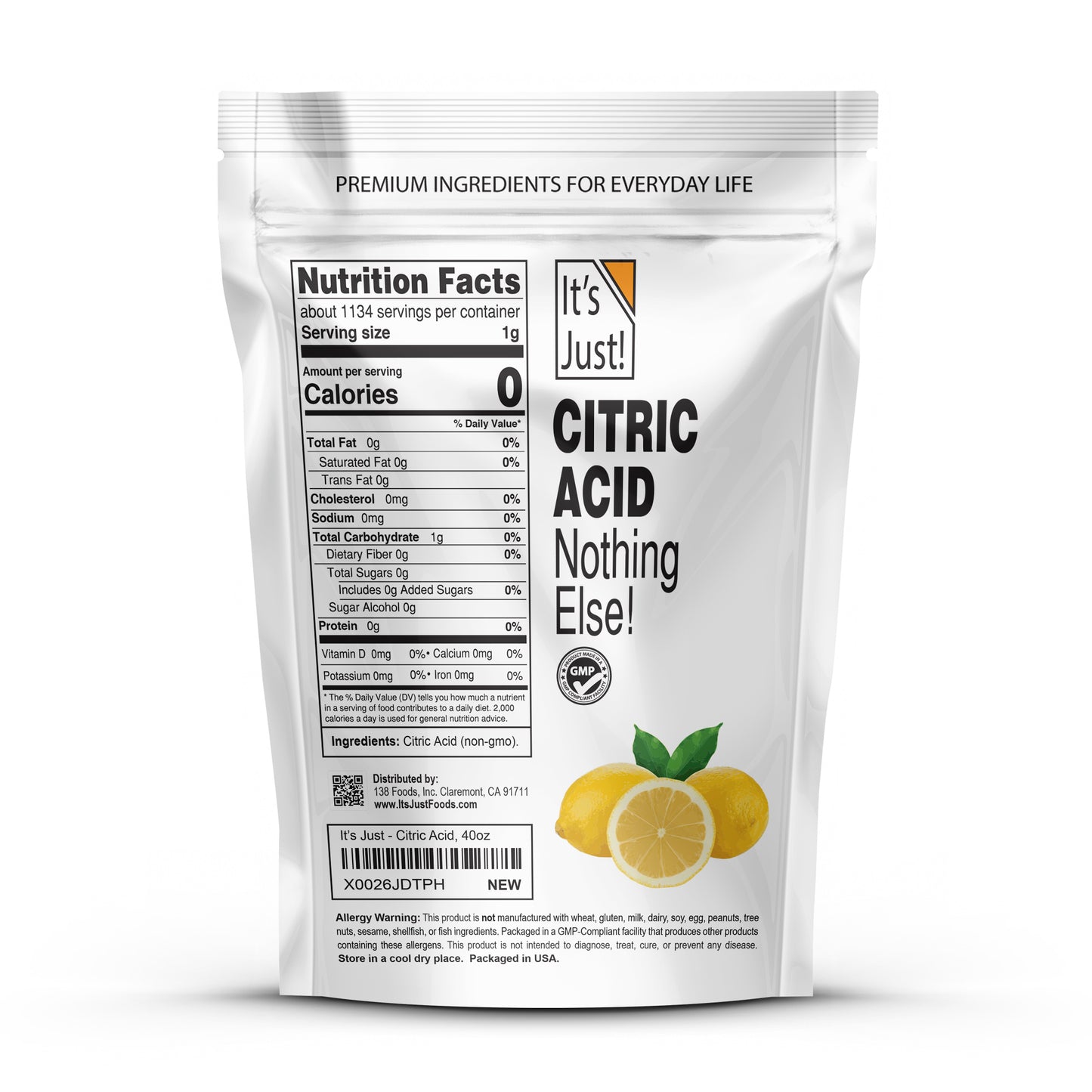 It's Just! - Citric Acid