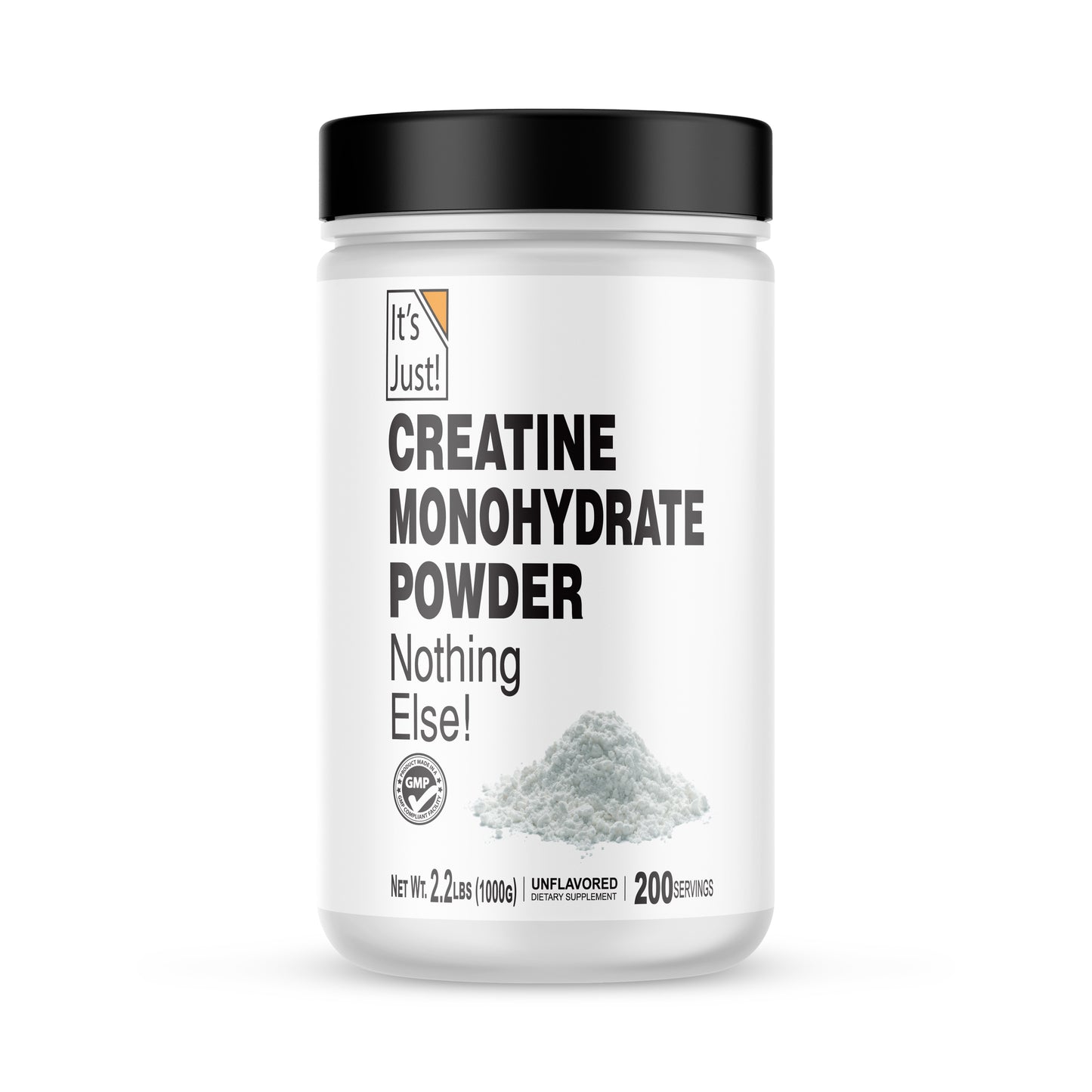 It's Just! - Creatine Monohydrate Powder, Made in USA