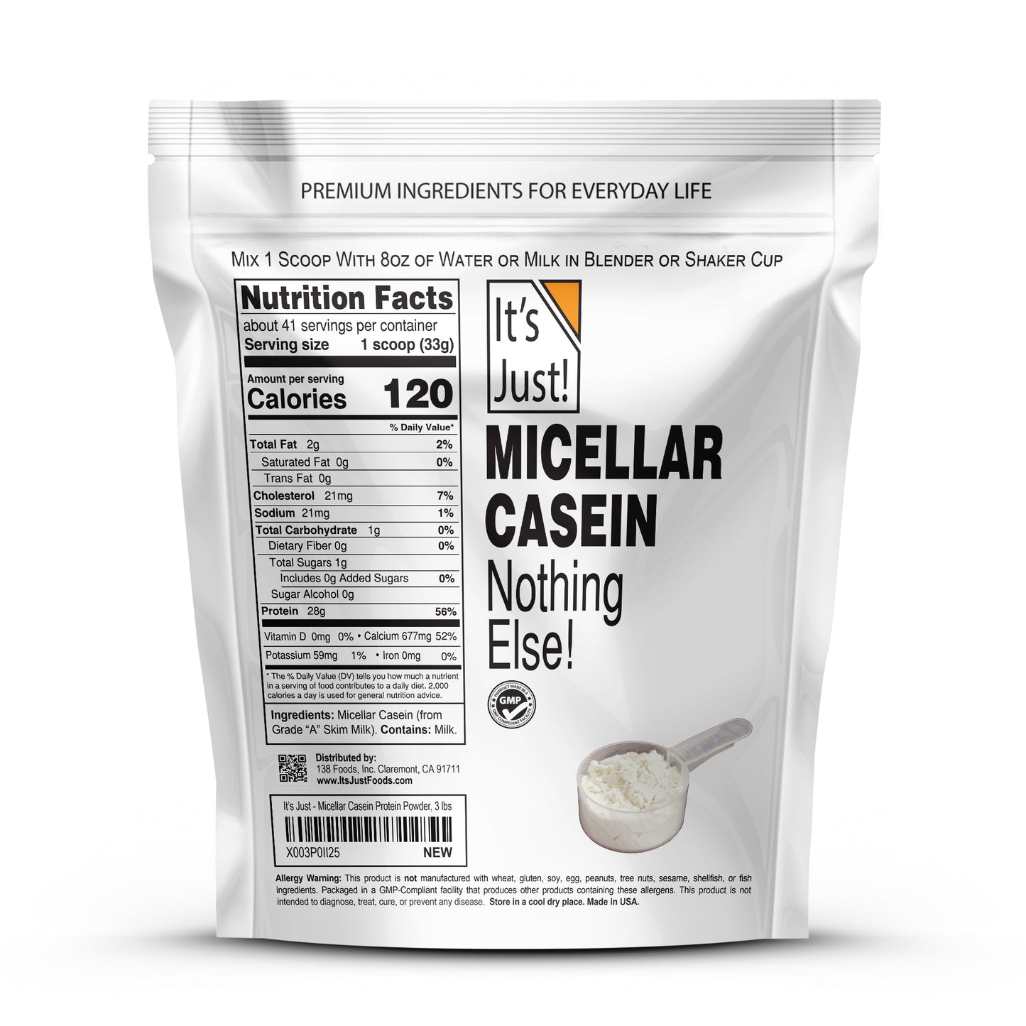 It's Just! - Micellar Casein Protein