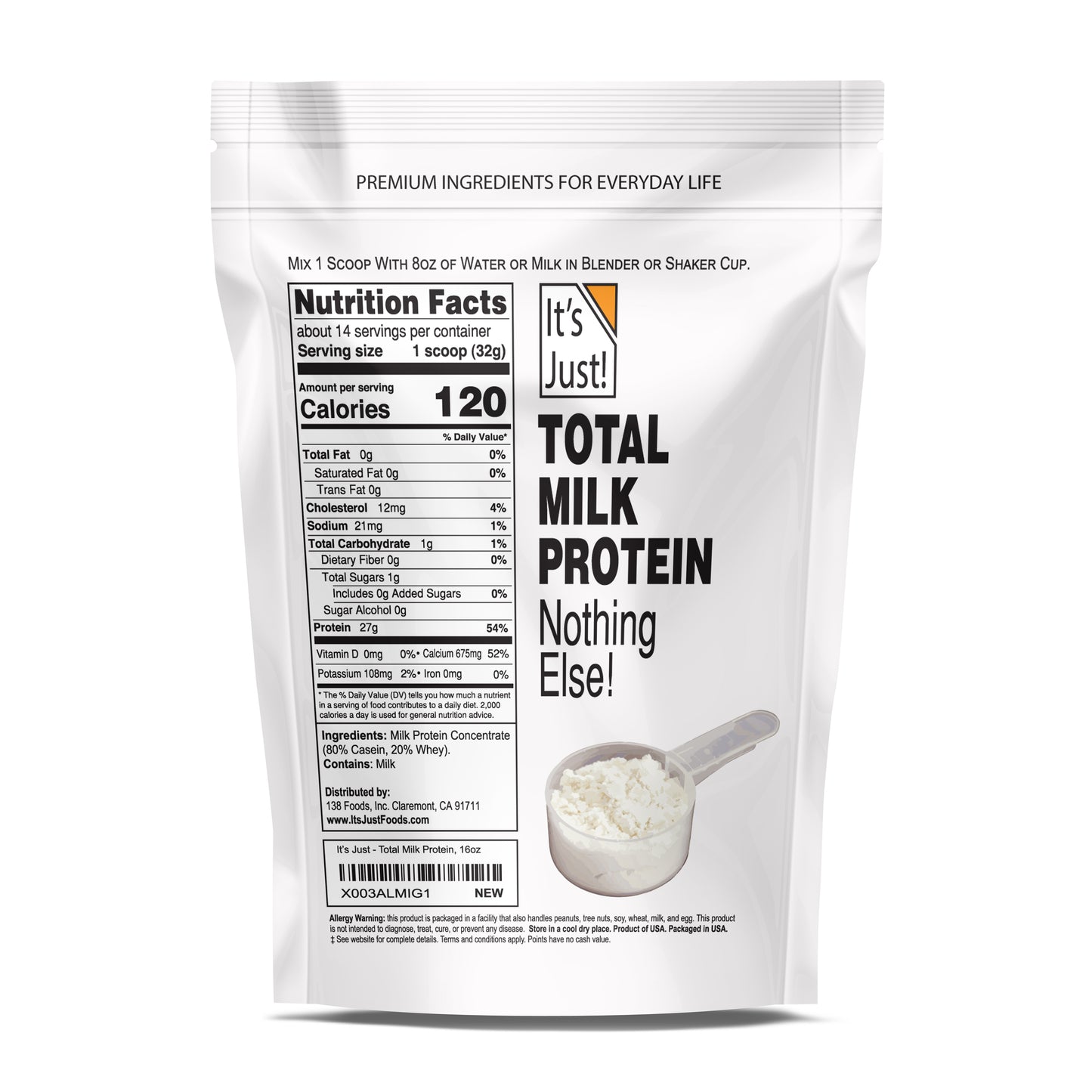 It's Just! - Total Milk Protein