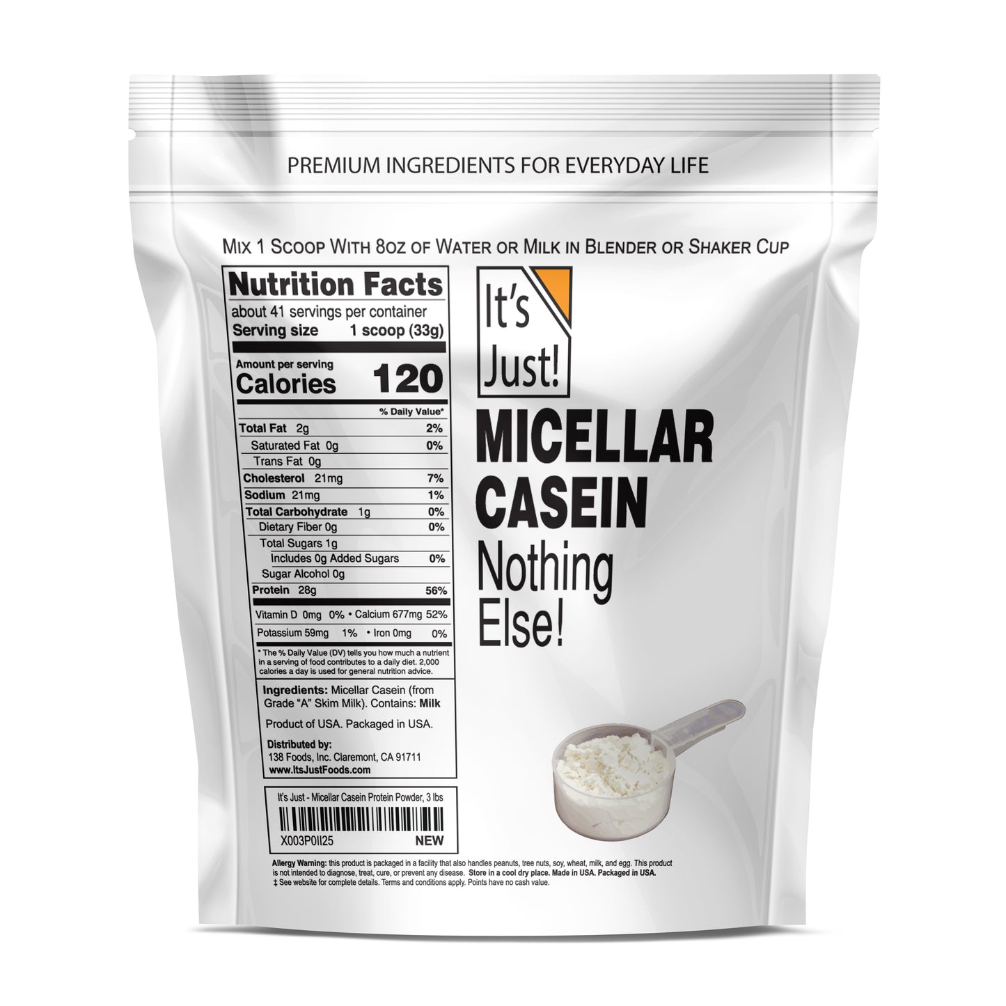 It's Just! - Micellar Casein Protein