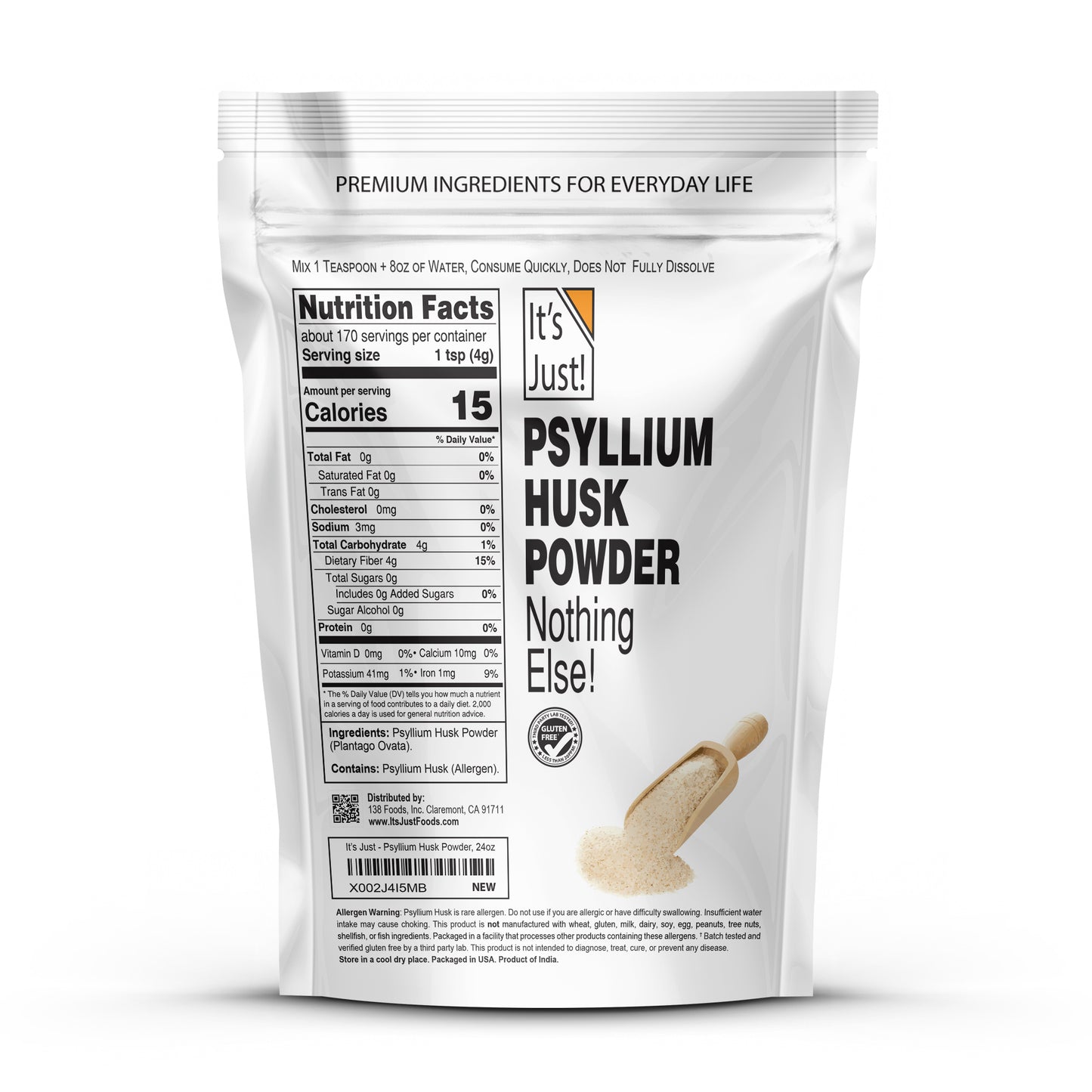 It's Just! - Psyllium Husk Powder