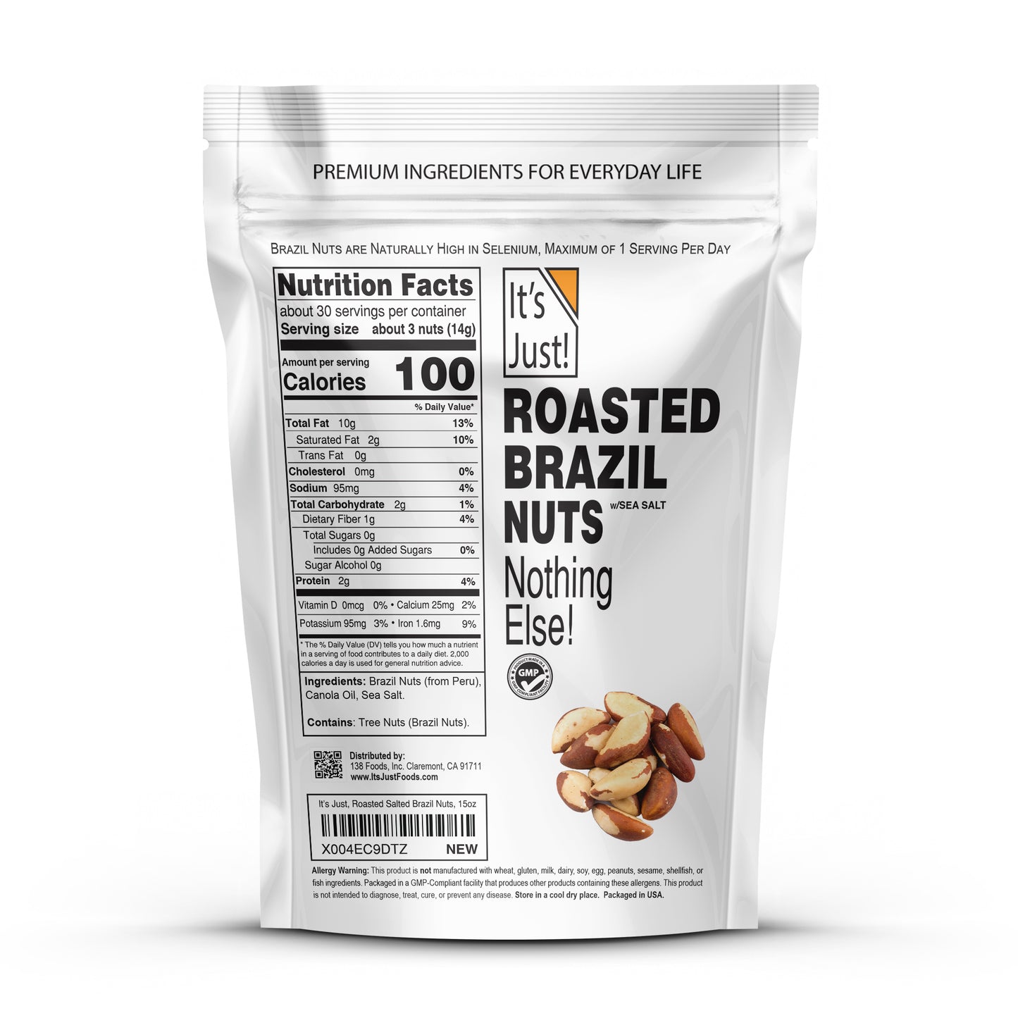 It's Just! - Salted Brazil Nuts