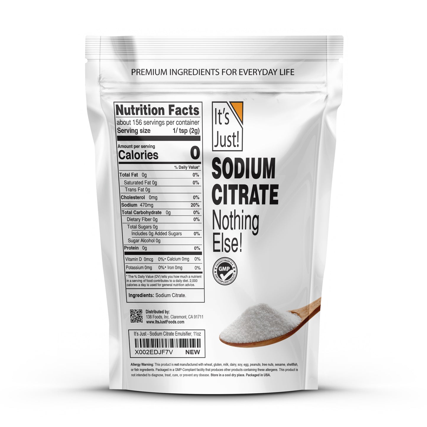 It's Just! - Sodium Citrate