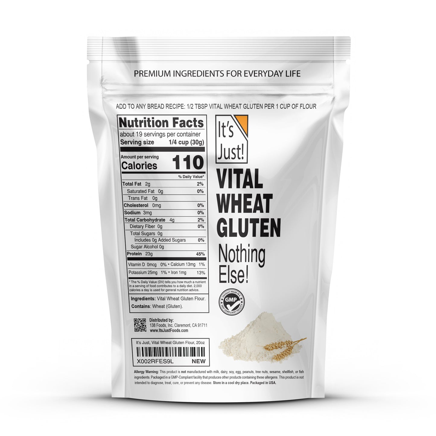 It's Just! - Vital Wheat Gluten
