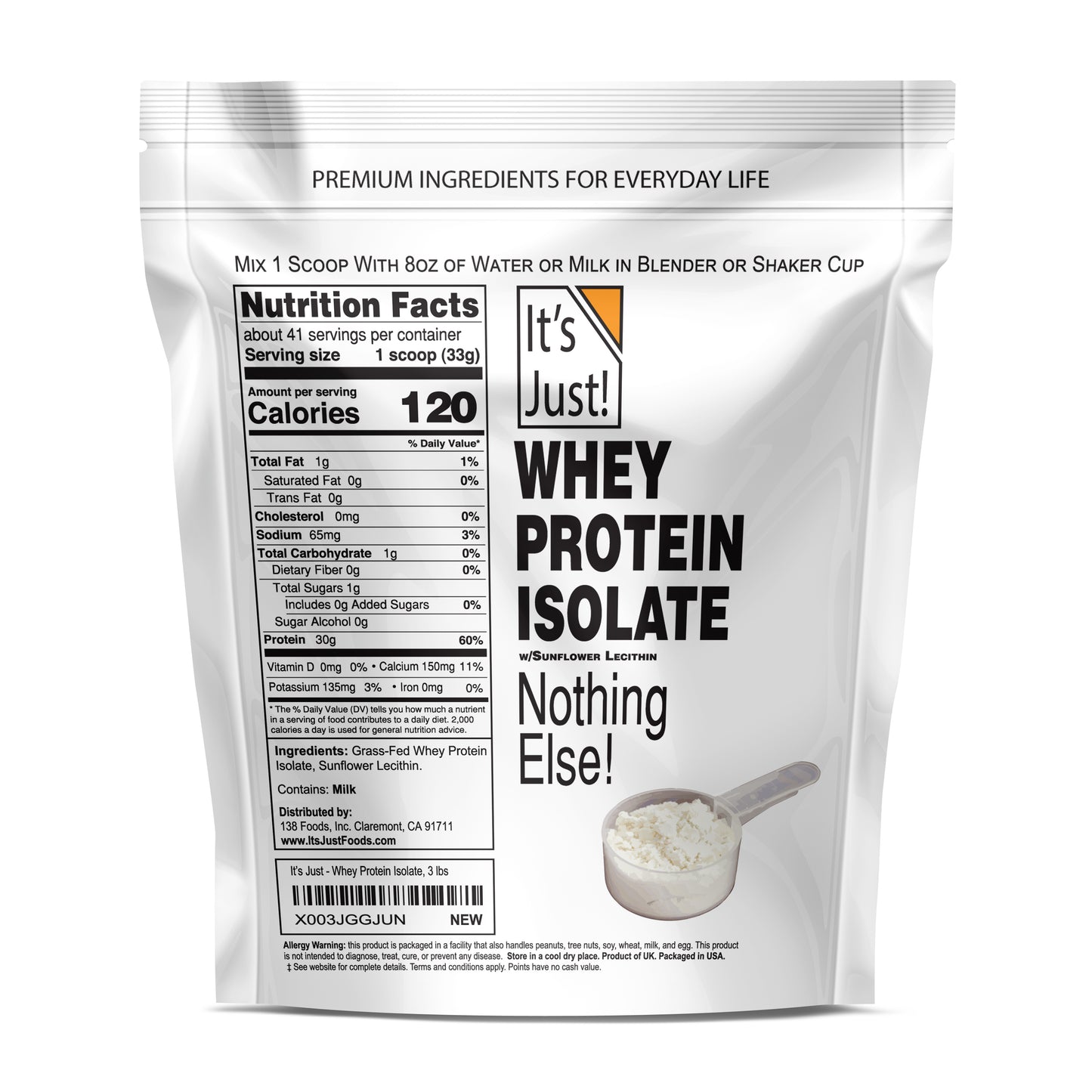 It's Just! - Whey Protein Isolate