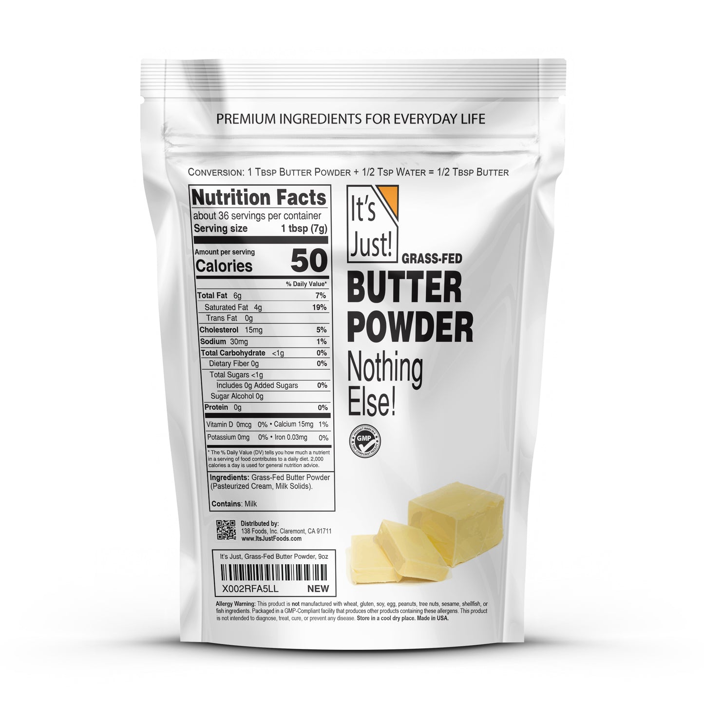 It's Just! - GrassFed Butter Powder