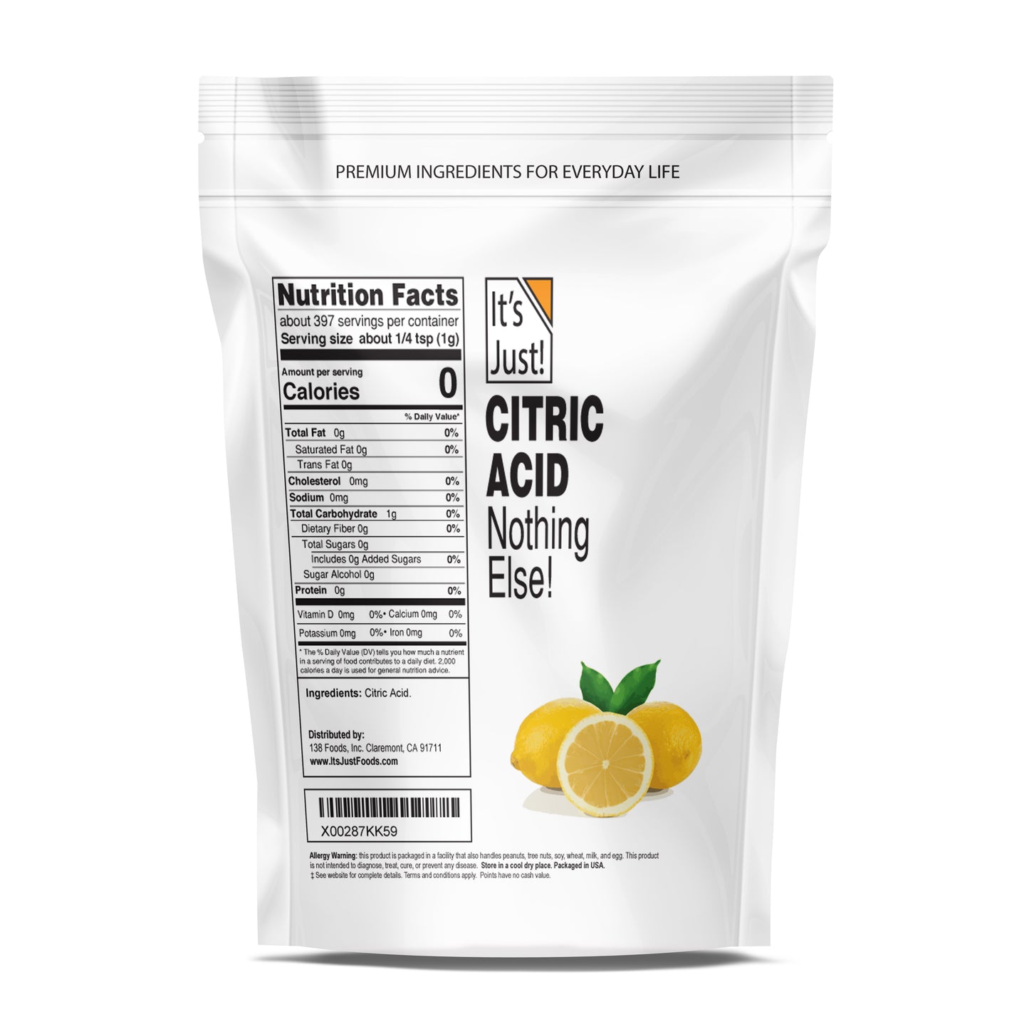 It's Just! - Citric Acid
