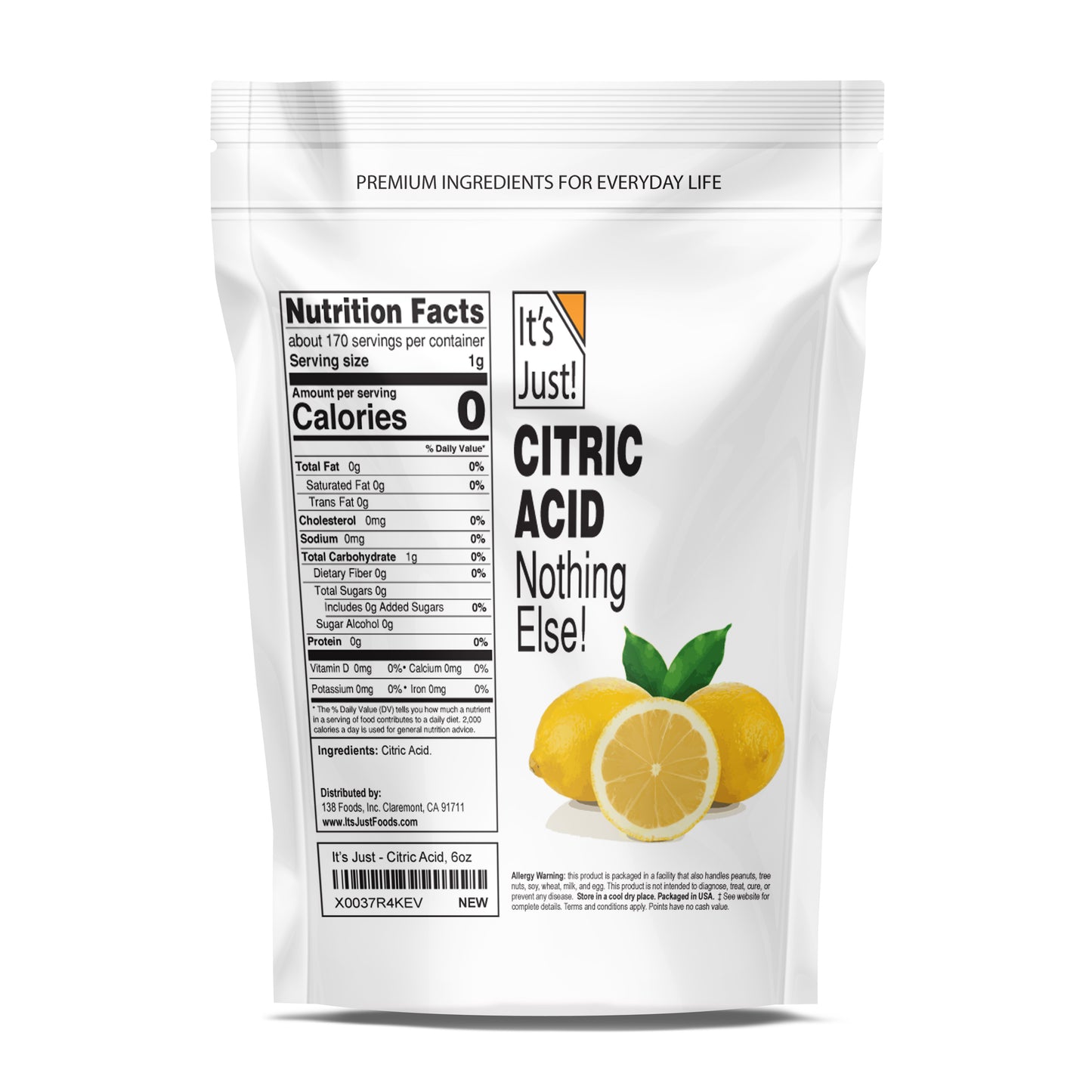 It's Just! - Citric Acid