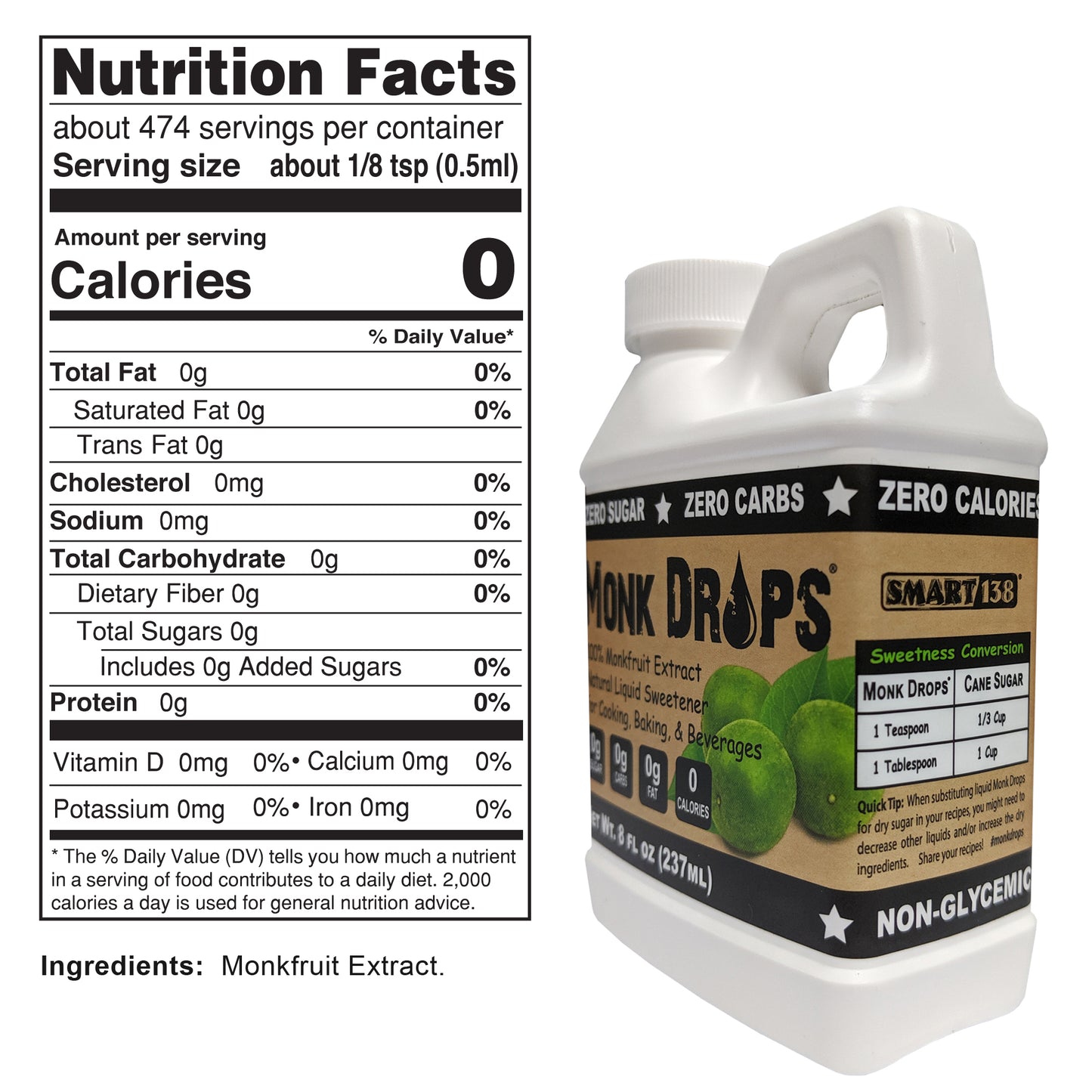 Monk Drops - Liquid Monkfruit Extract