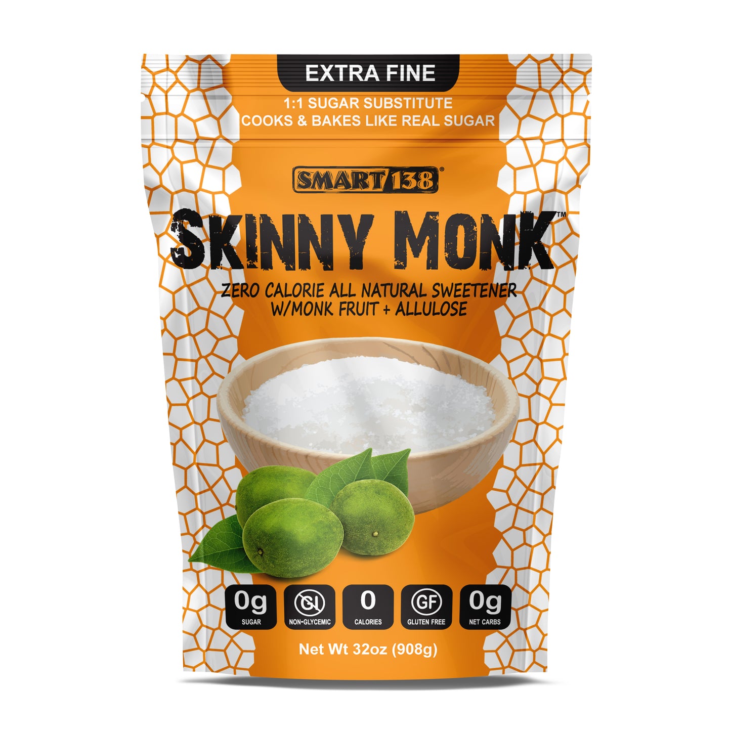 Skinny Monk Sweetener (Granular) - 138 Foods, Inc
