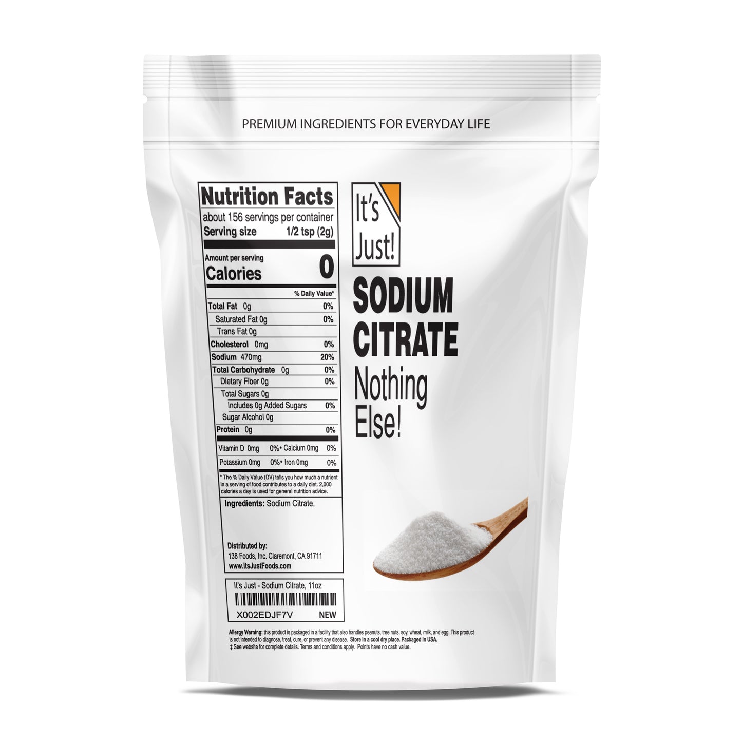 It's Just! - Sodium Citrate