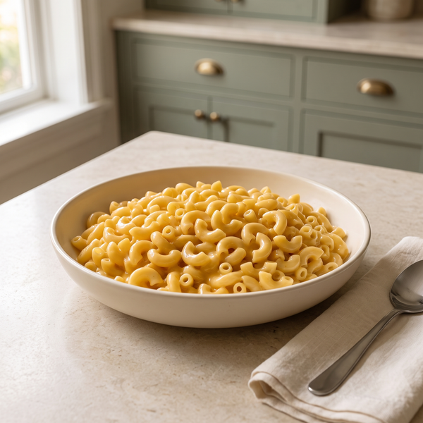 Silky Cheddar Mac and Cheese
