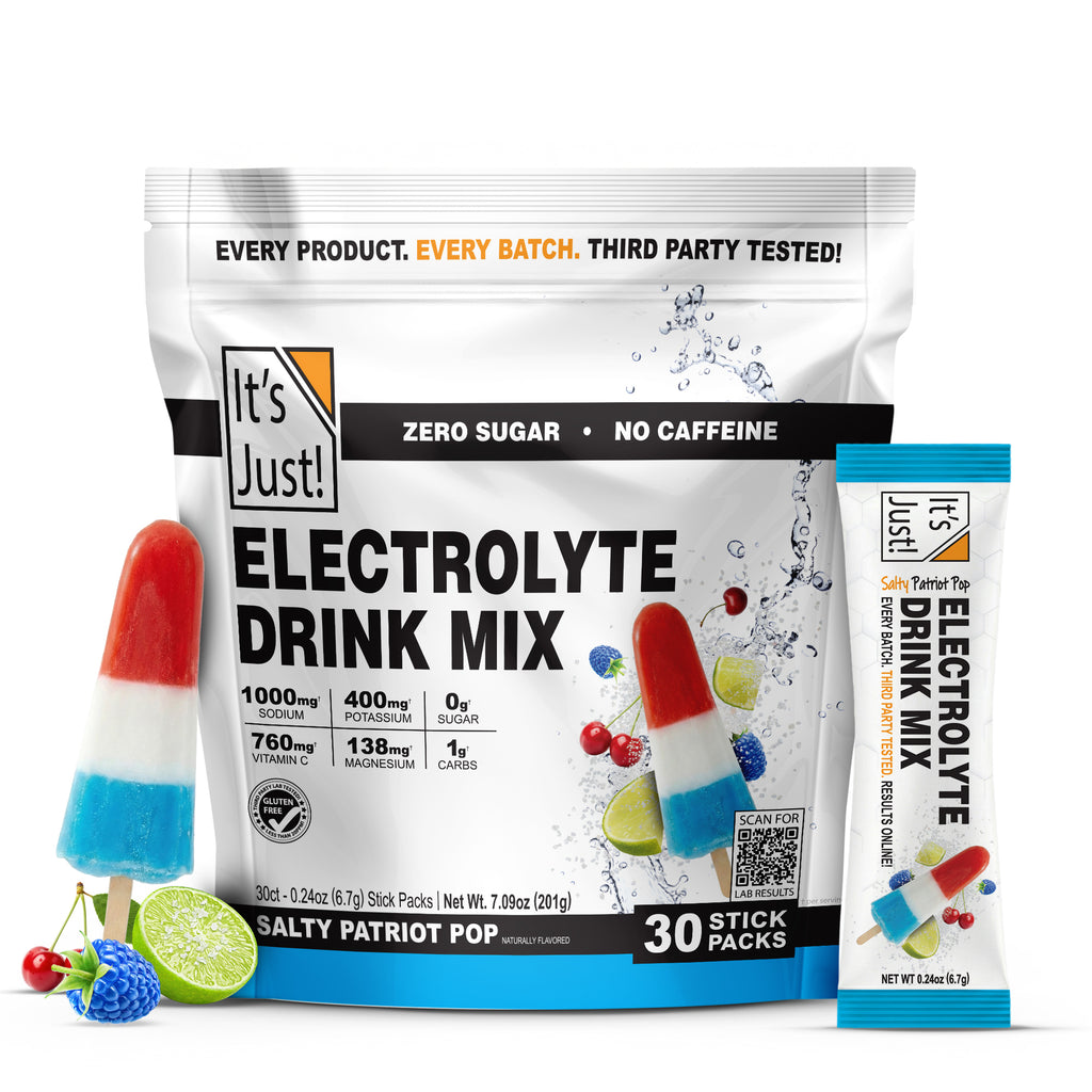It's Just! - Electrolyte Drink Mix, Salty Patriot Pop Flavor