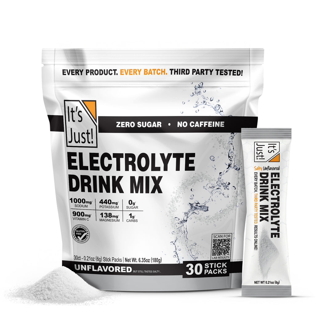 It's Just! - Electrolyte Drink Mix, Salty Unflavored Flavor