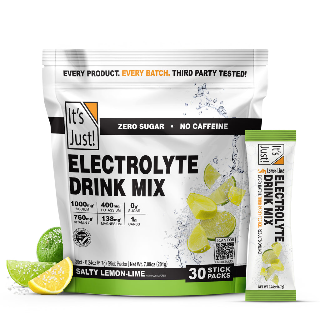 It's Just! - Electrolytes Drink Mix, Salty Lemon-Lime Flavor