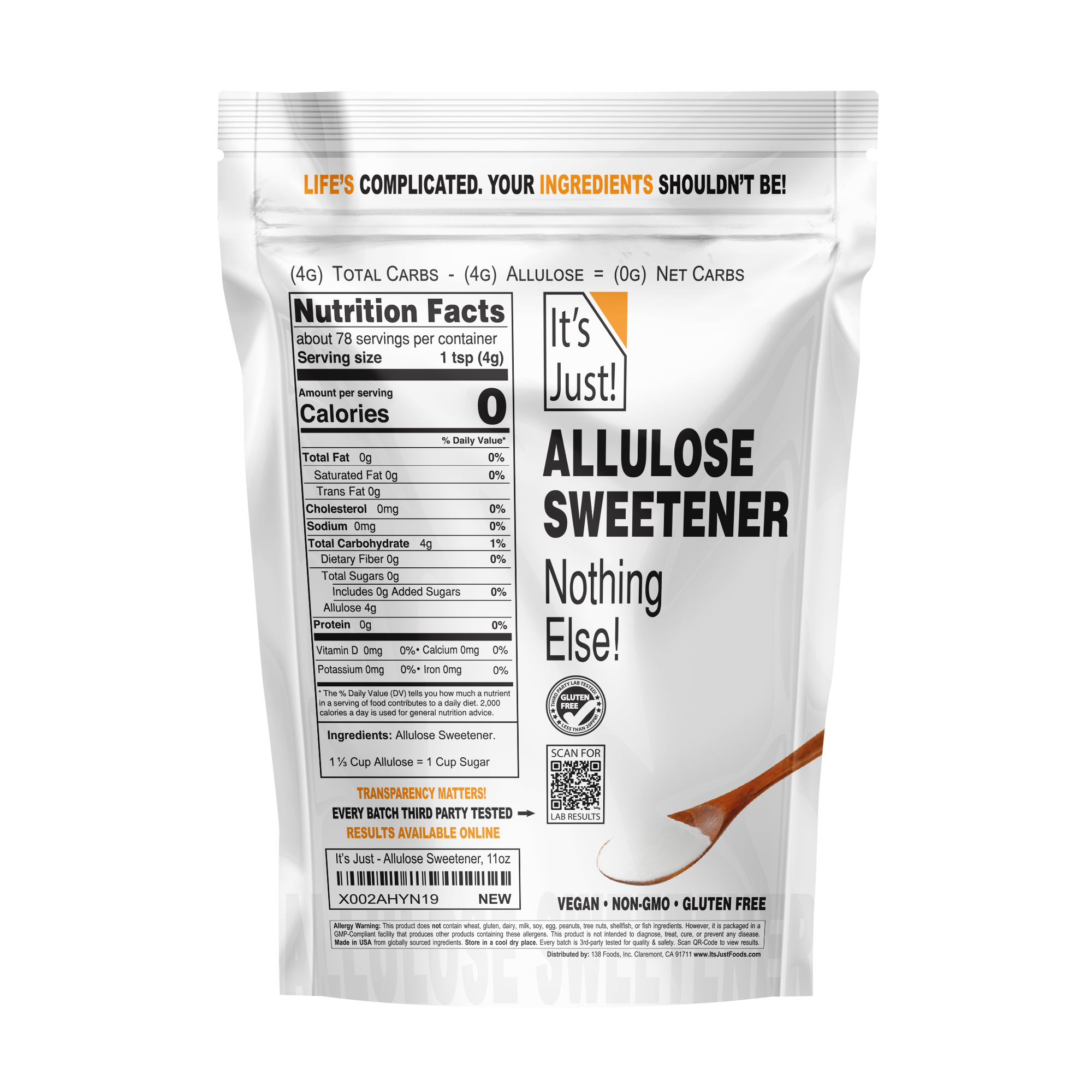 It's Just! - Allulose Sweetener