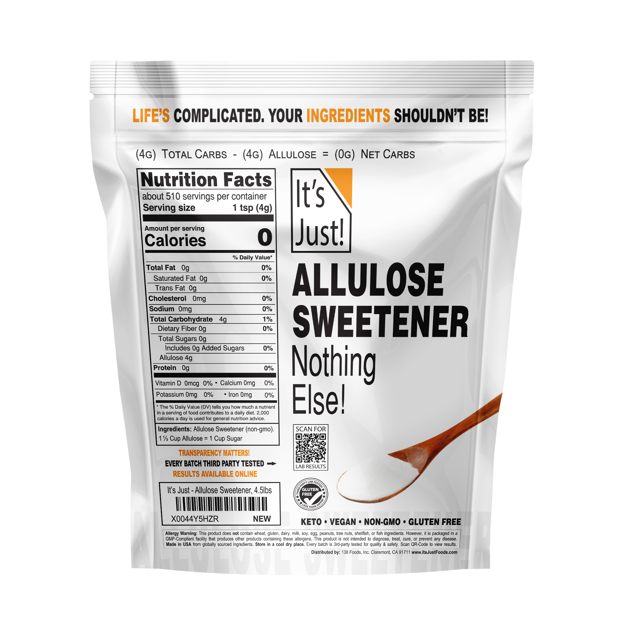It's Just! - Allulose Sweetener
