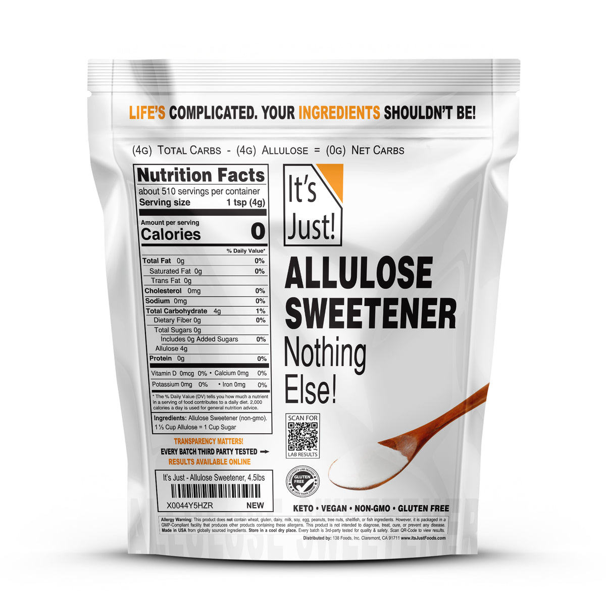 It's Just! - Allulose Sweetener