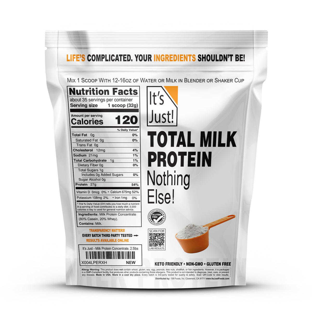 It's Just! - Total Milk Protein