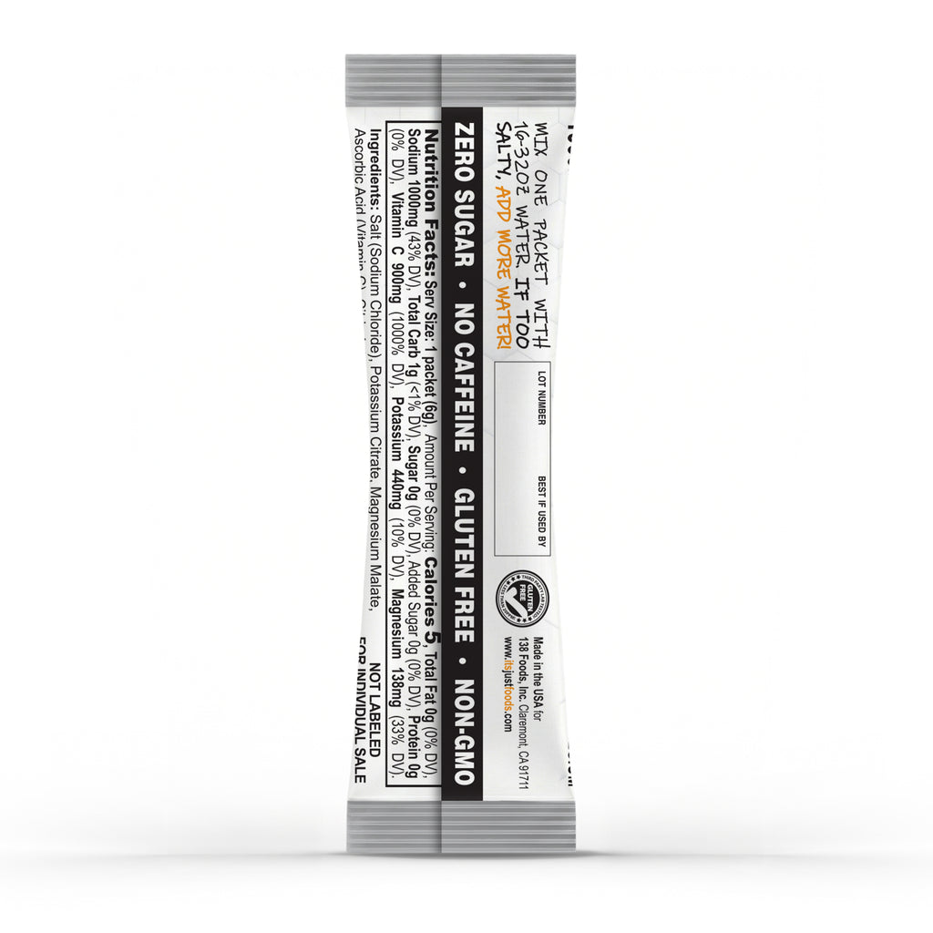 It's Just! - Electrolyte Drink Mix, Salty Unflavored Flavor