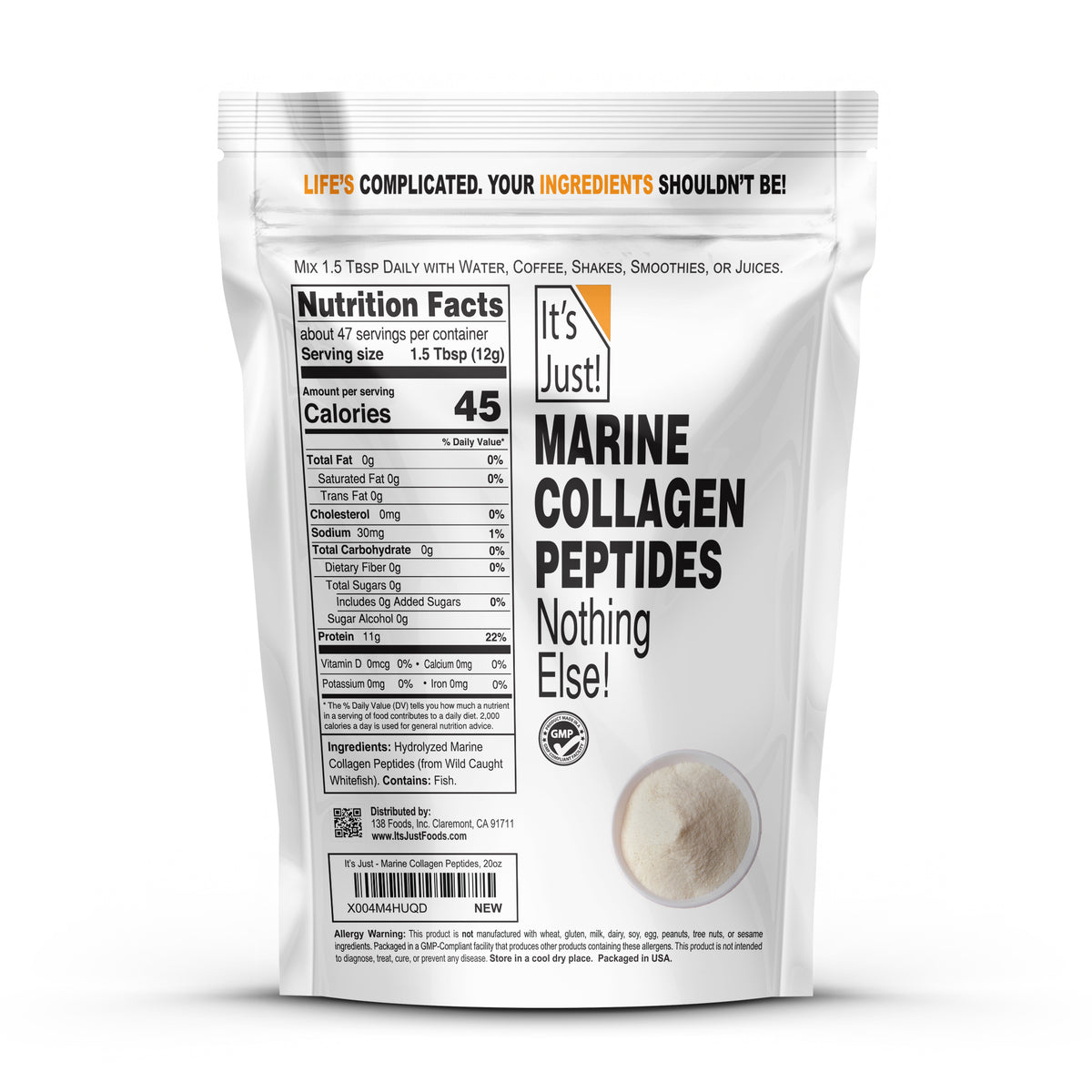 It's Just!	- Marine Collagen Peptides