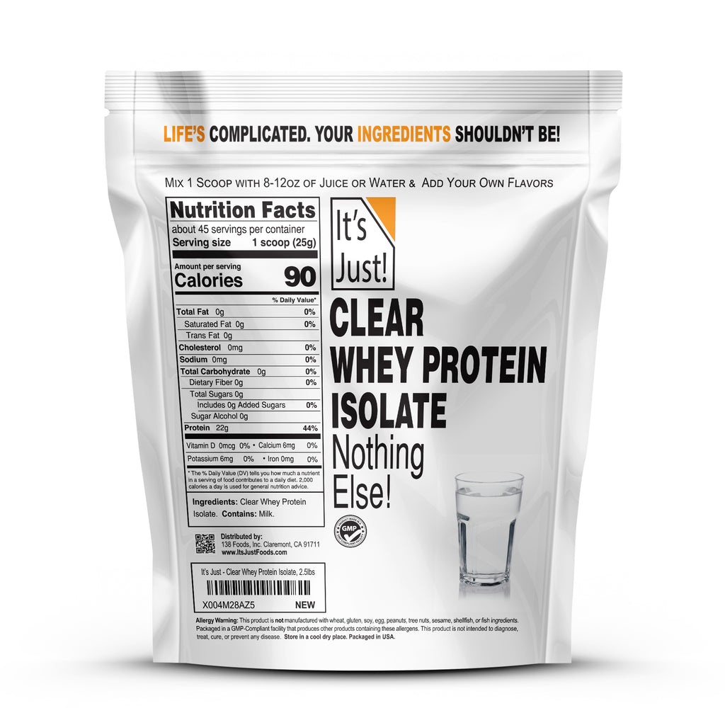 It's Just!	- Clear Whey Protein Isolate
