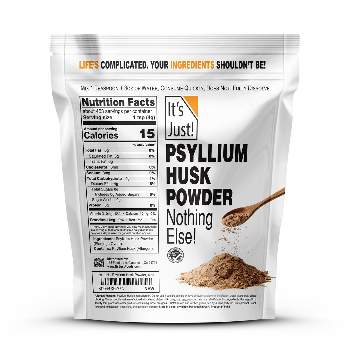 It's Just! - Psyllium Husk Powder