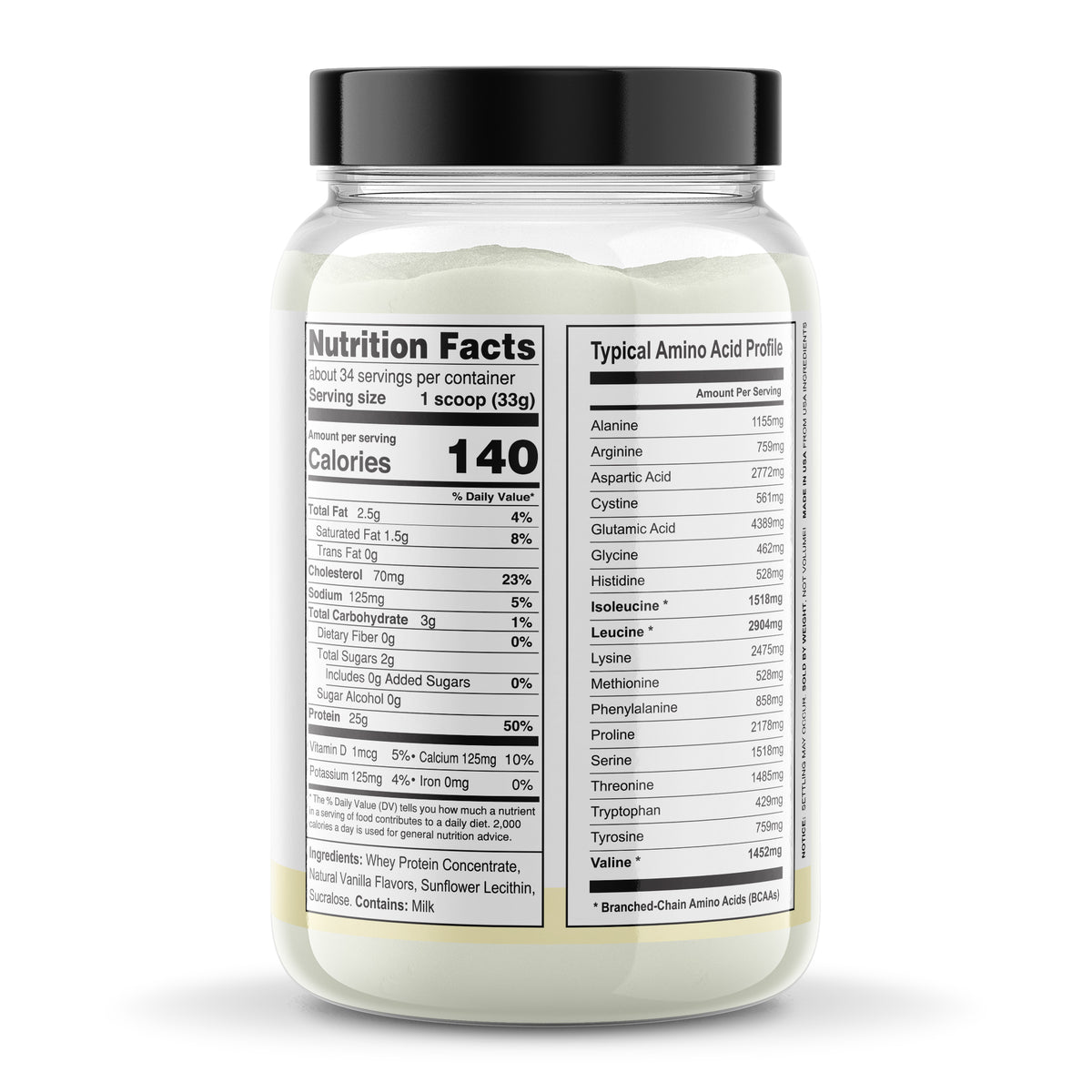 It's Just! - Whey Protein Concentrate, Vanilla