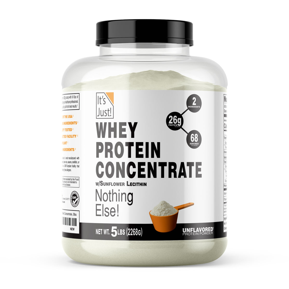 It's Just! - Whey Protein Concentrate, Unflavored