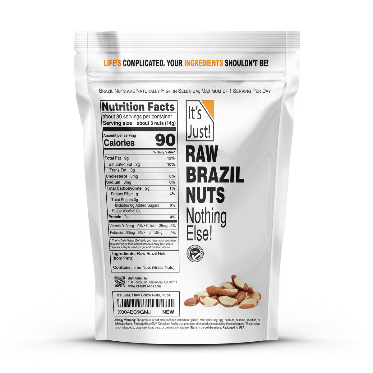 It's Just! - Raw Brazil Nuts