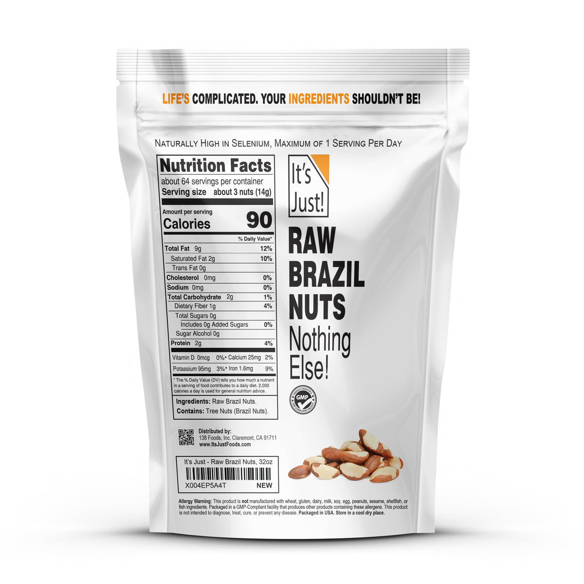 It's Just! - Raw Brazil Nuts