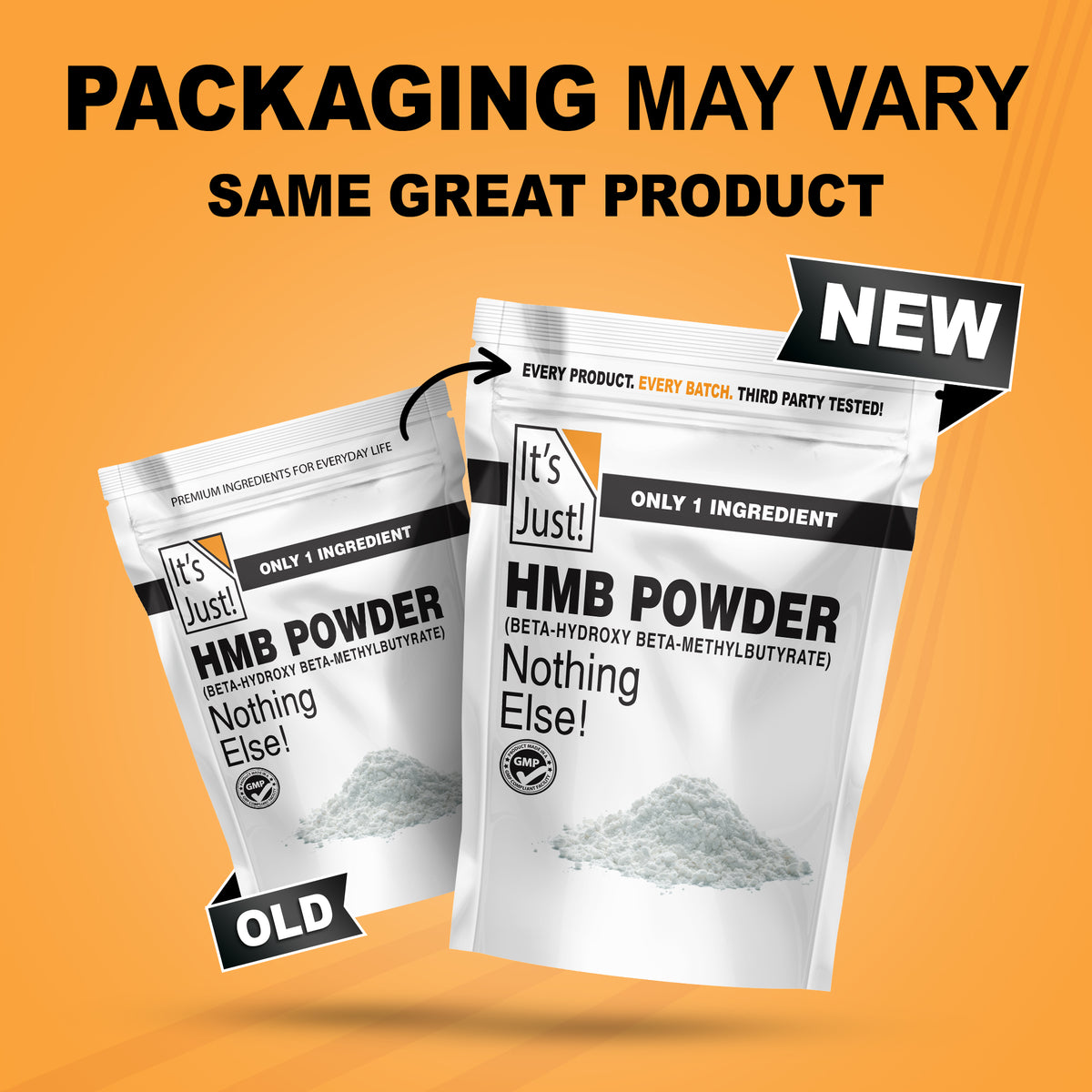 It's Just! - HMB (Beta-Hydroxy Beta-Methylbutyrate) Powder