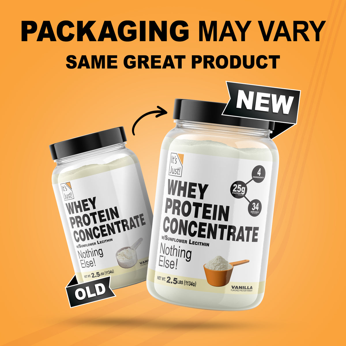 It's Just! - Whey Protein Concentrate, Vanilla