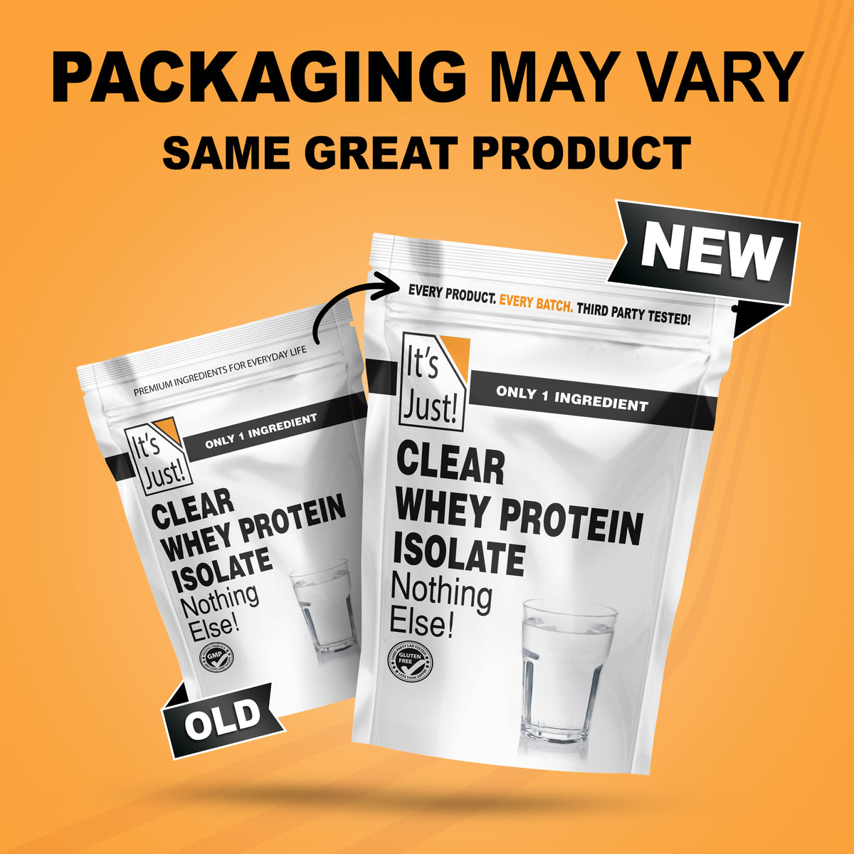 It's Just!	- Clear Whey Protein Isolate
