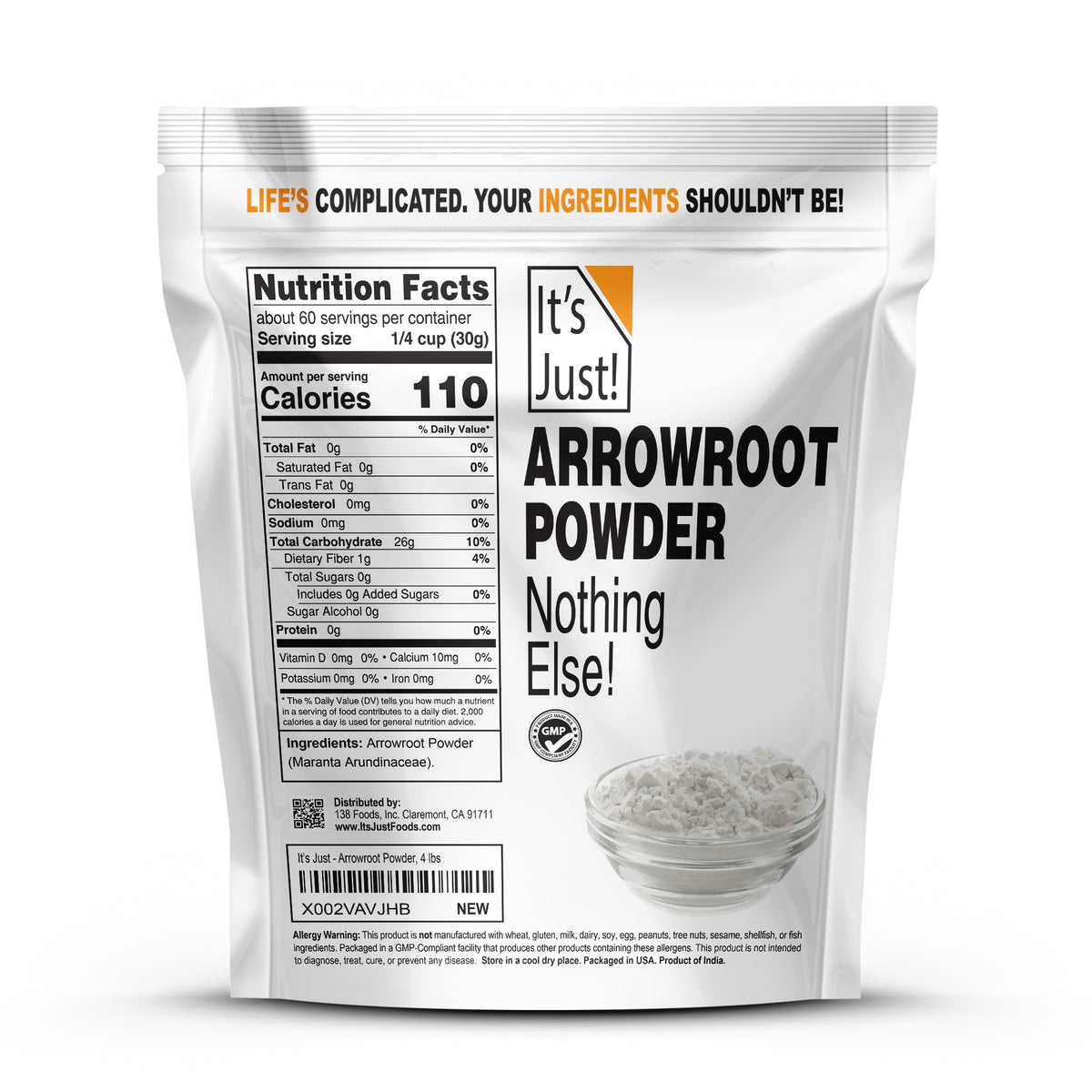 It's Just! - Arrowroot Powder