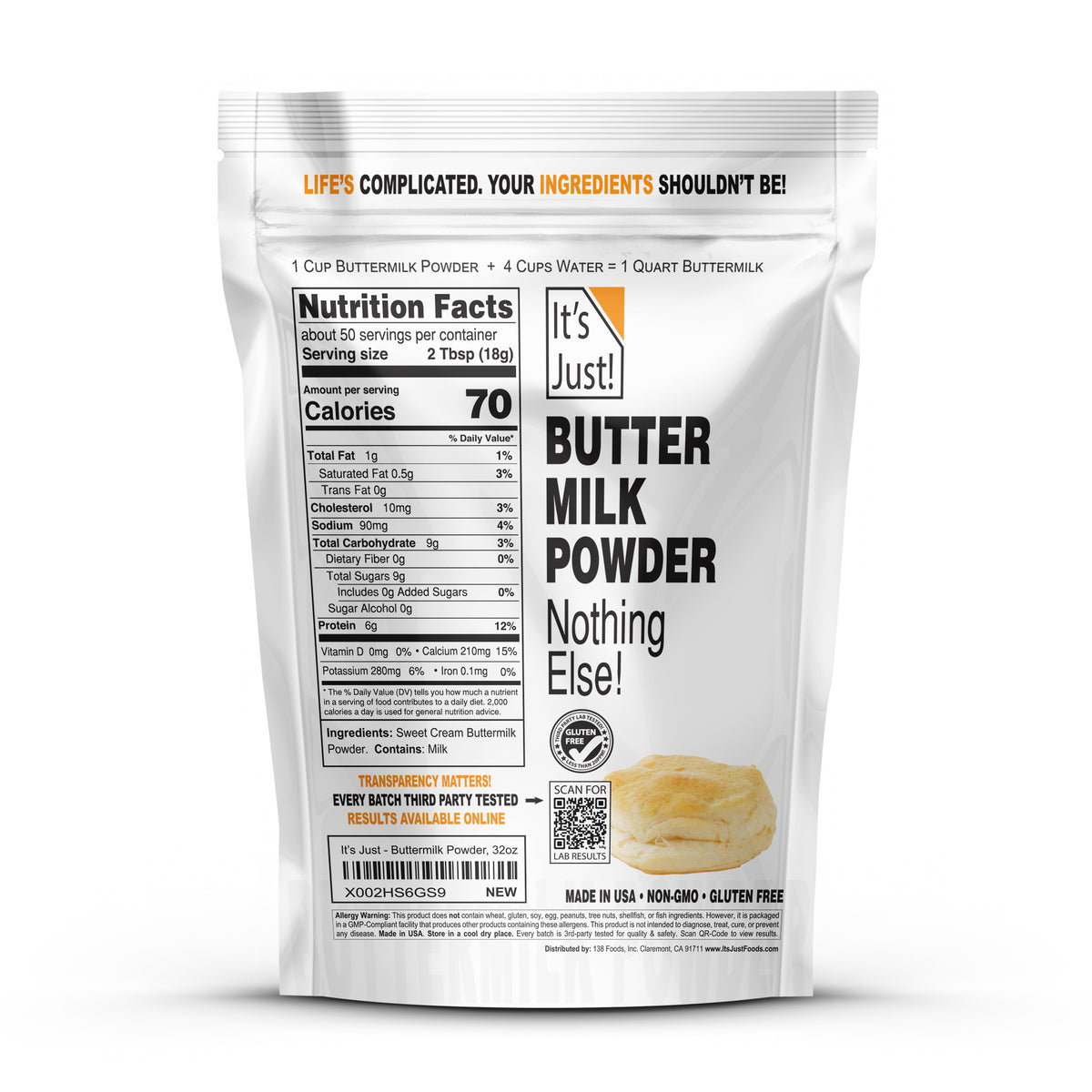 It's Just! - Buttermilk Powder
