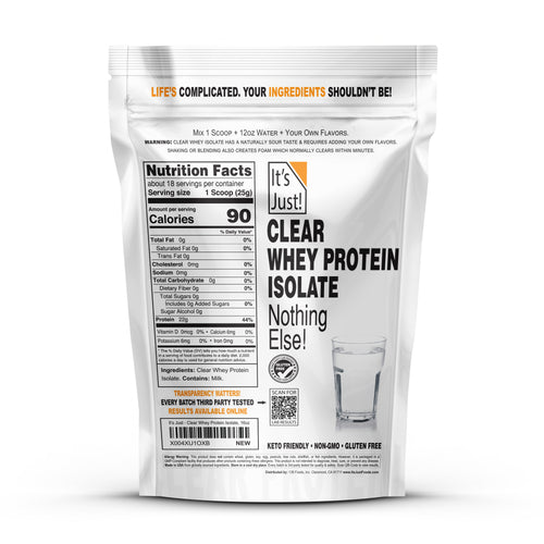 It's Just!	- Clear Whey Protein Isolate