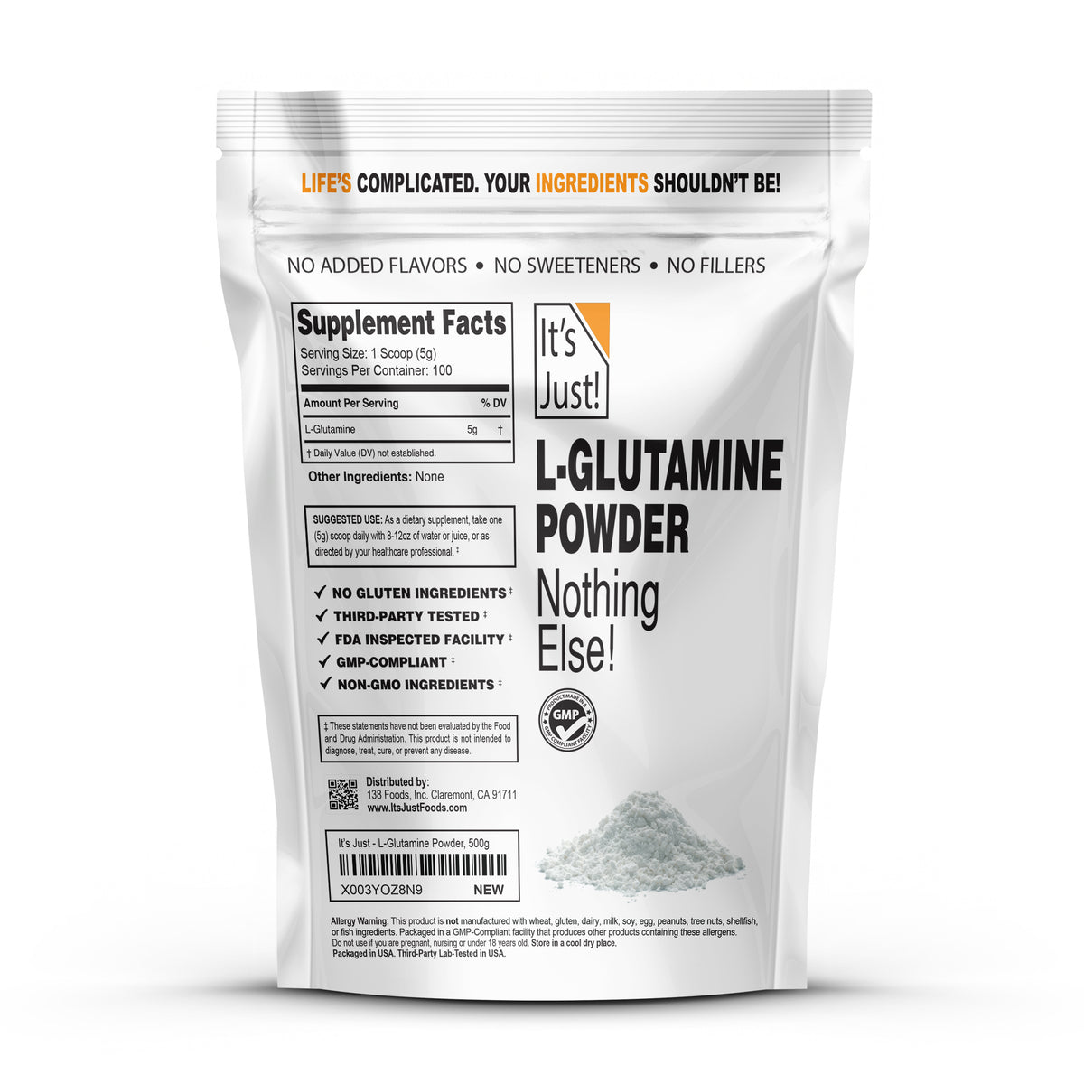It's Just! - L-Glutamine Powder