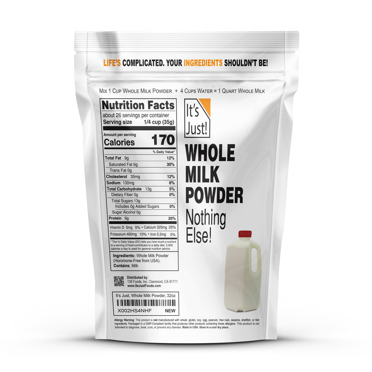 It's Just! - Whole Milk Powder