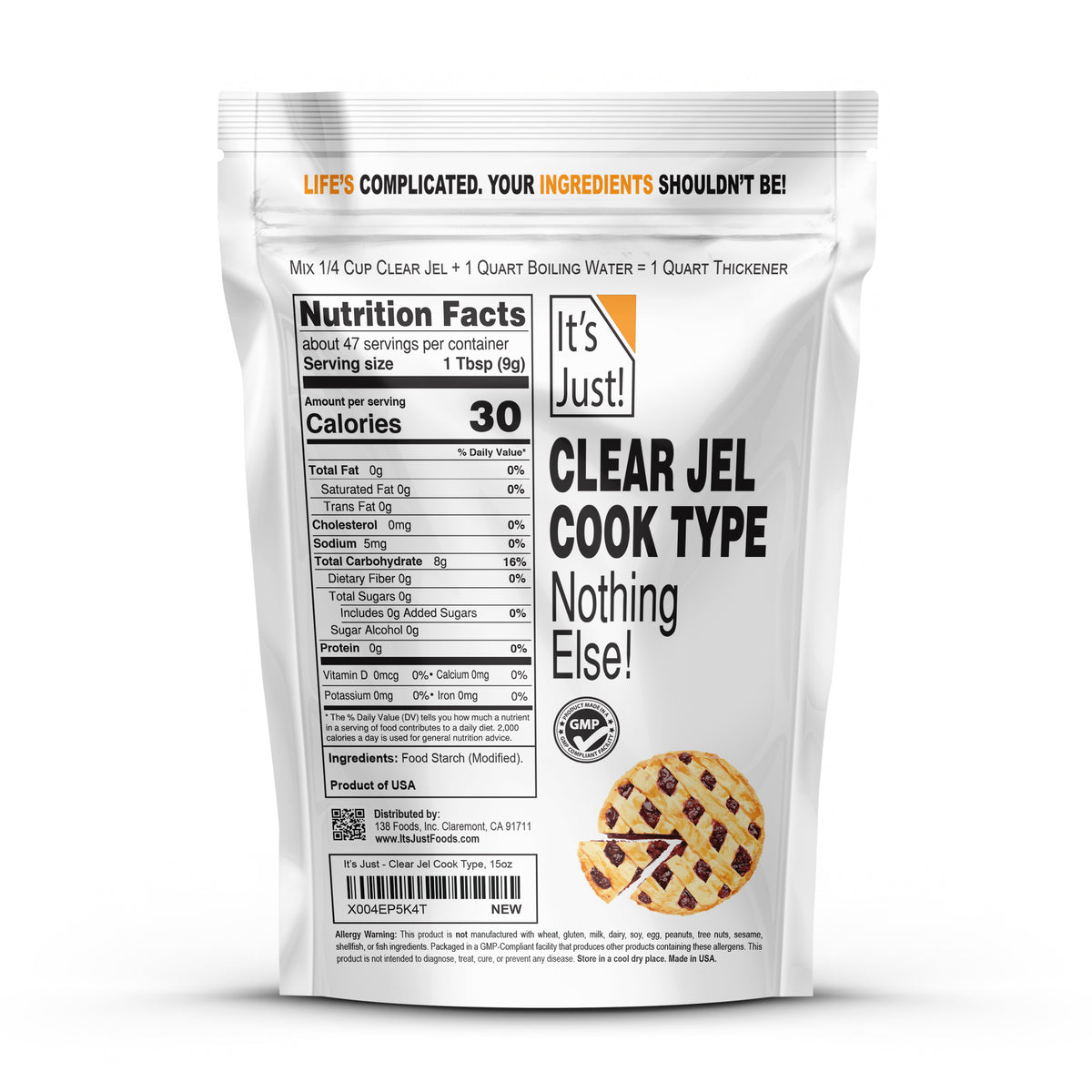 It's Just!	- Clear Jel Cook Type