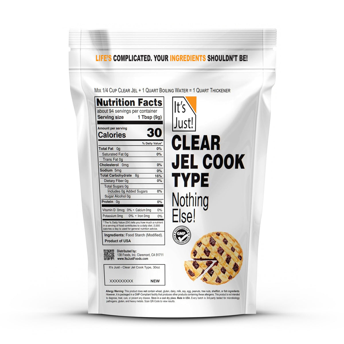 It's Just!	- Clear Jel Cook Type
