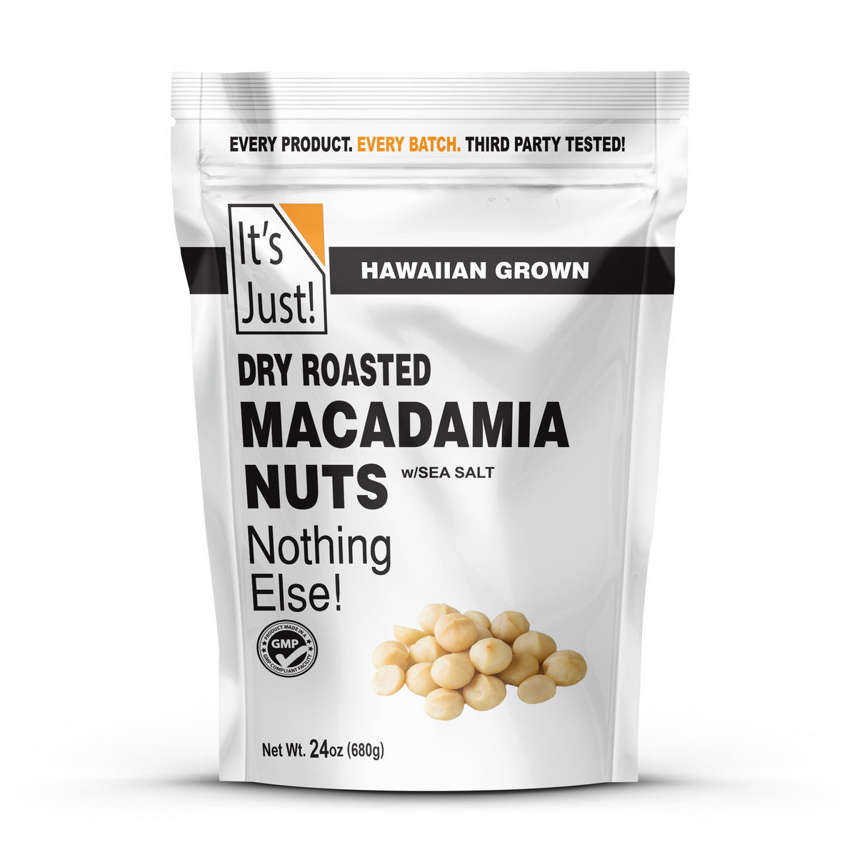 It's Just! - Macadamia Nuts Dry Roasted w/Sea Salt