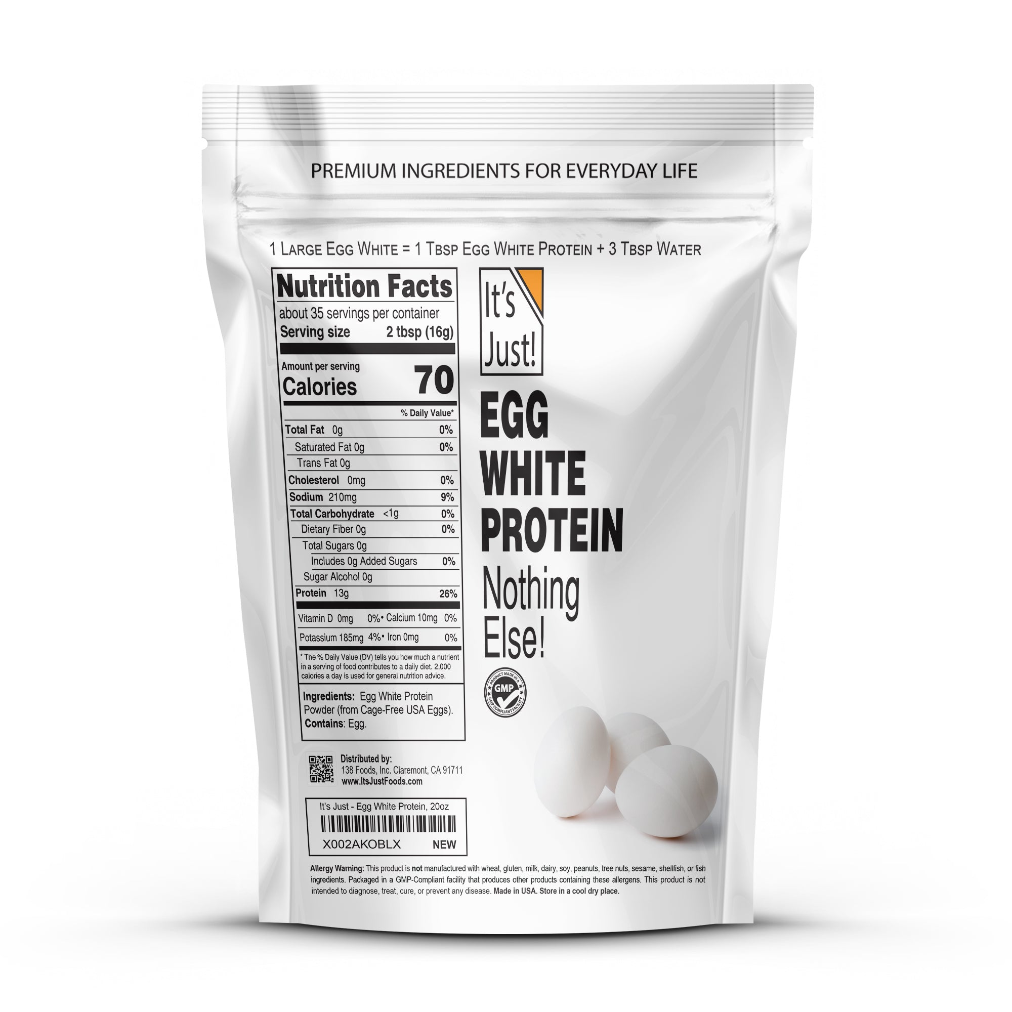 It's Just! - Egg White Protein
