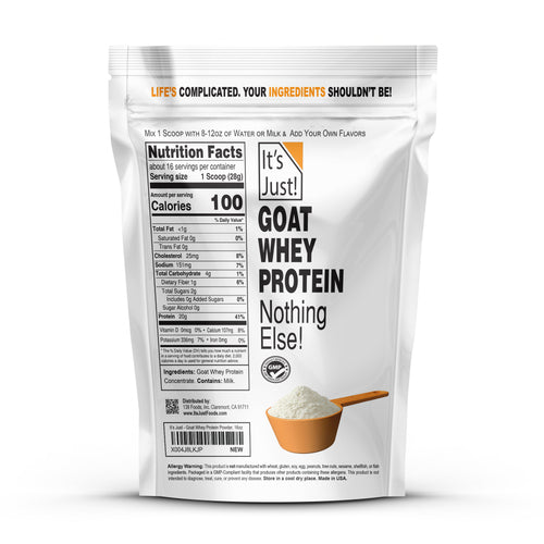 It's Just!	- Goat Whey Protein Powder